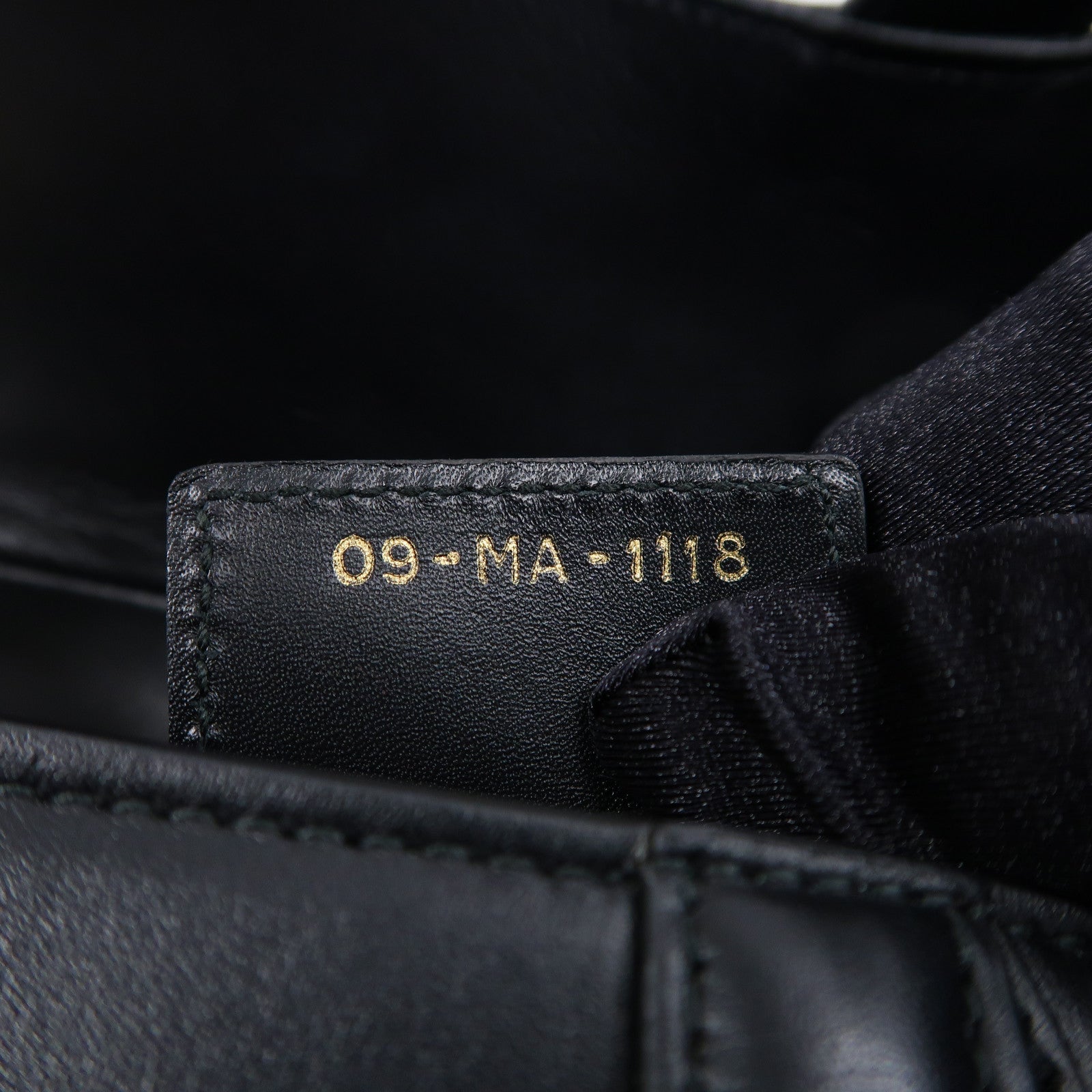 Dior 【激減優惠】牛皮皮革Saddle Bag金扣手挽肩背兩用袋黑色