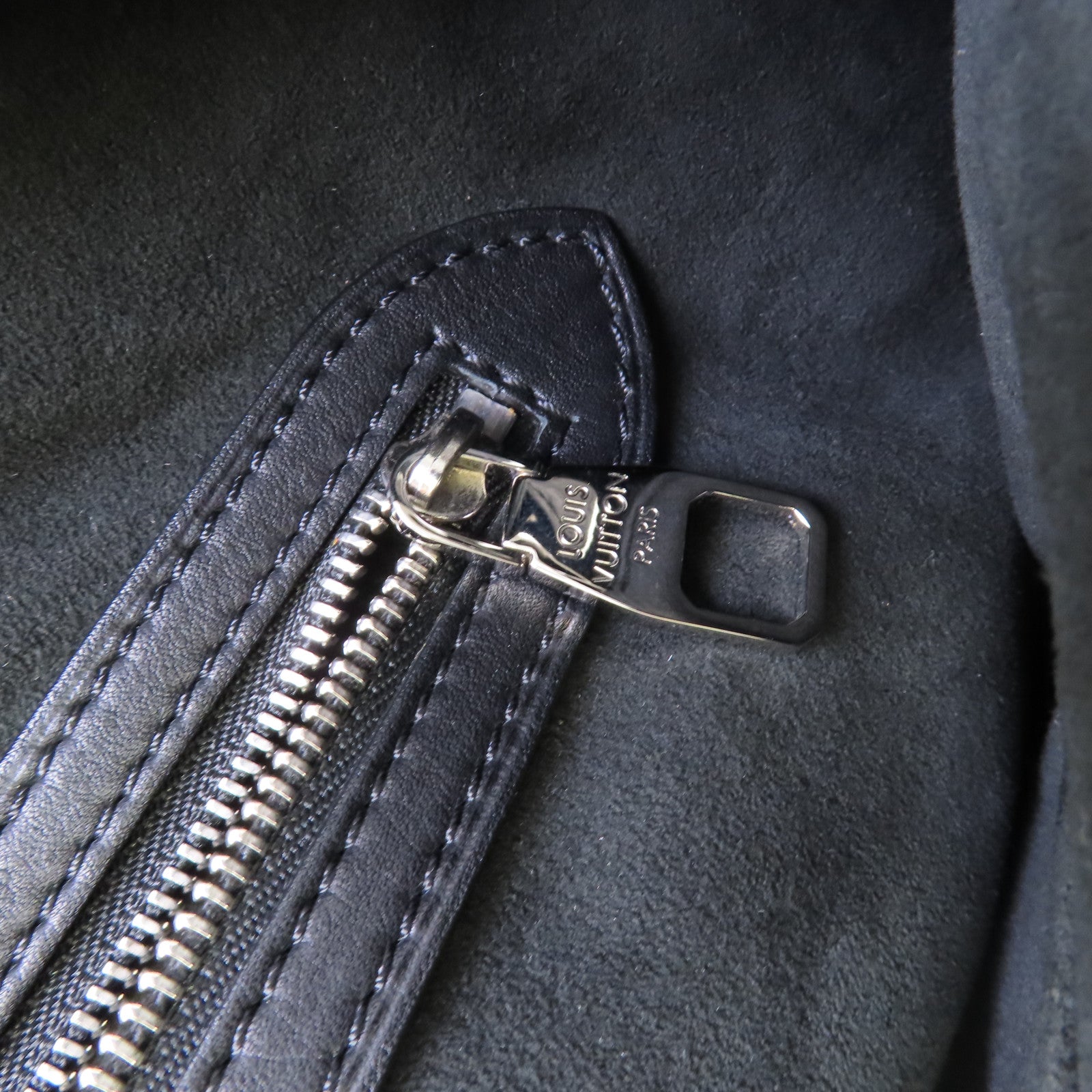 LOUIS VUITTON Monogram Autia Ixia PM Tote Bag銀扣手挽袋黑色