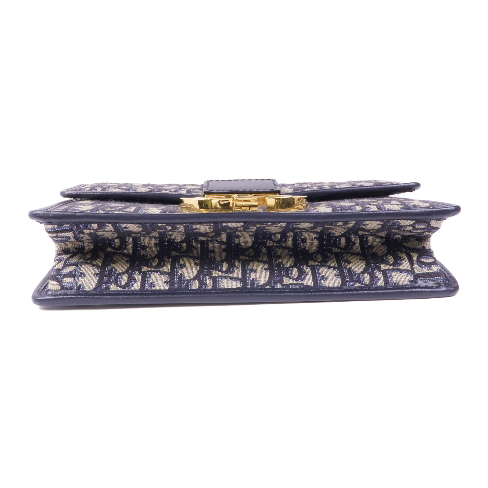 Dior 帆布Montaigne金扣鏈帶肩背袋