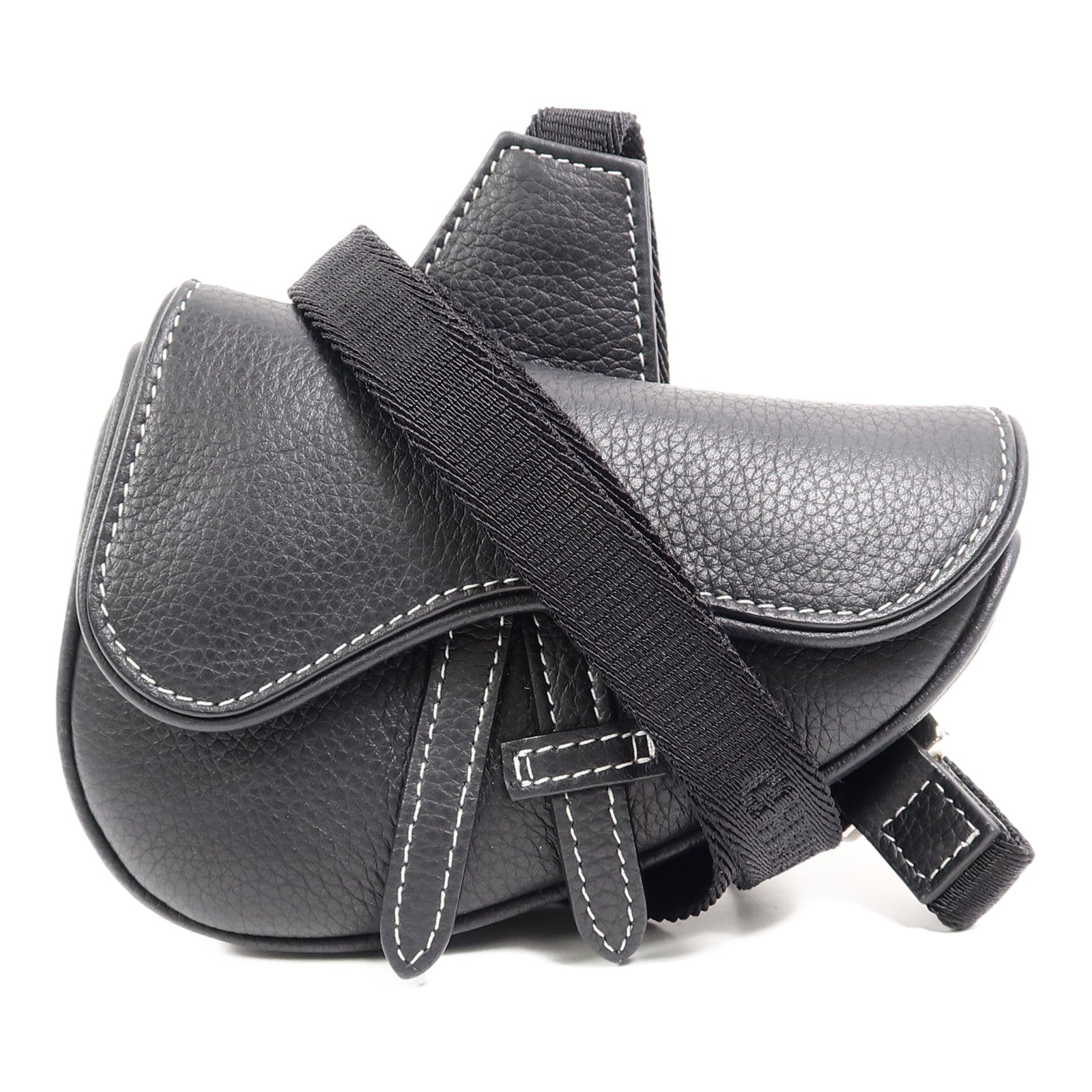 Dior 牛皮皮革Nano Saddle肩背袋