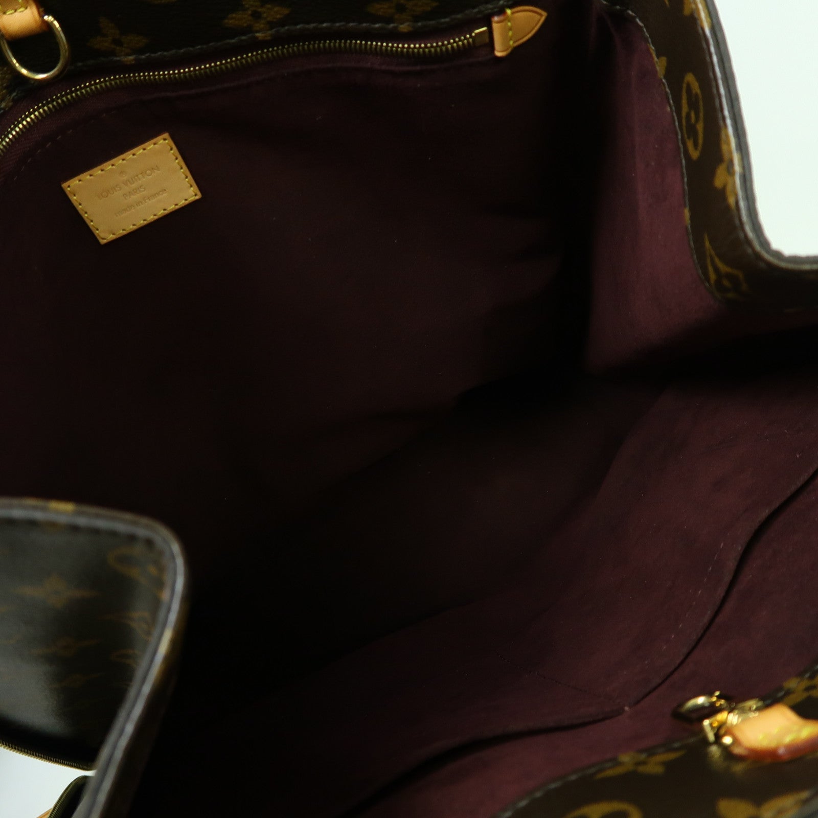 LOUIS VUITTON Monogram Tuileries Tote Bag金扣肩背袋啡色