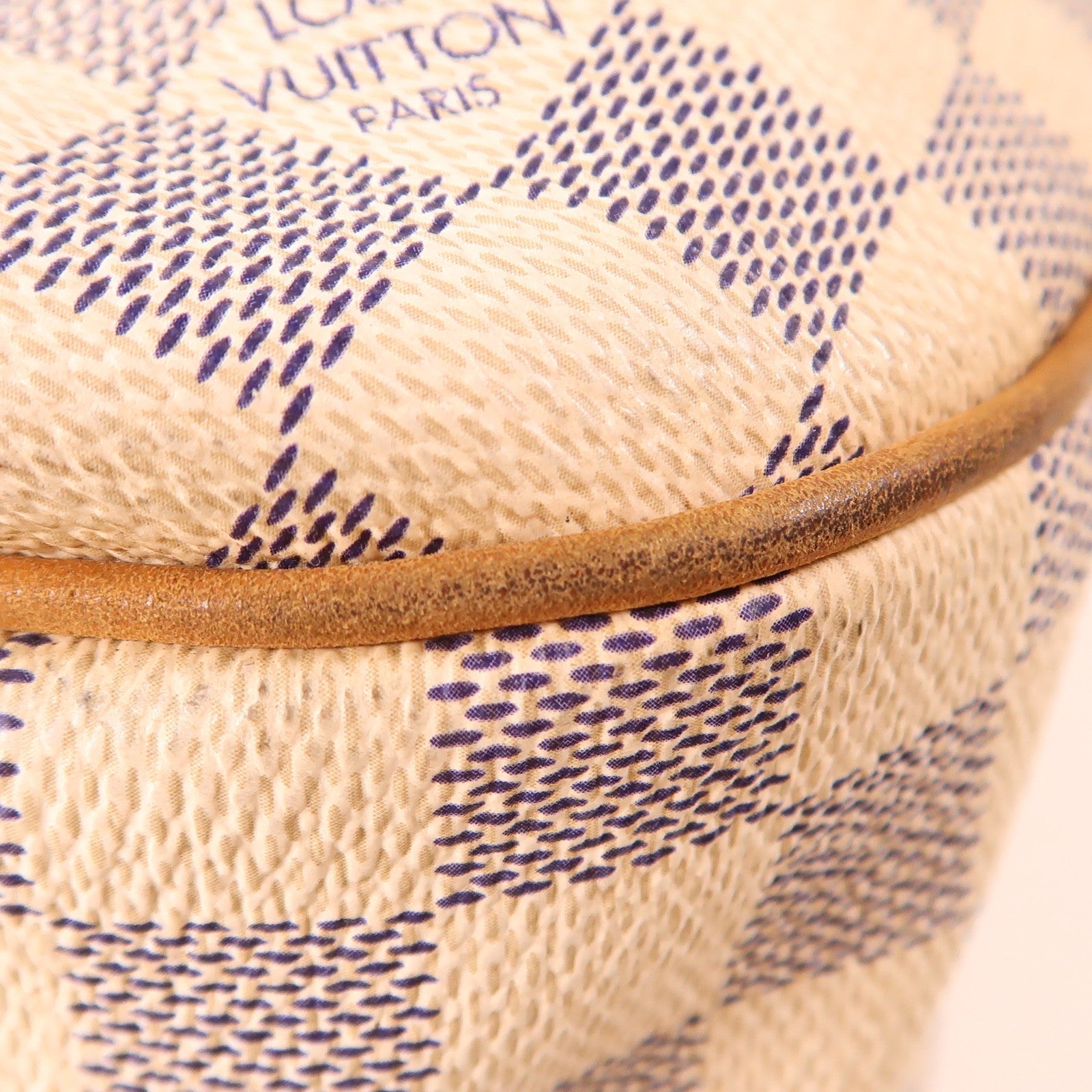 LOUIS VUITTON Damier Azur Galliera PM金扣肩背袋