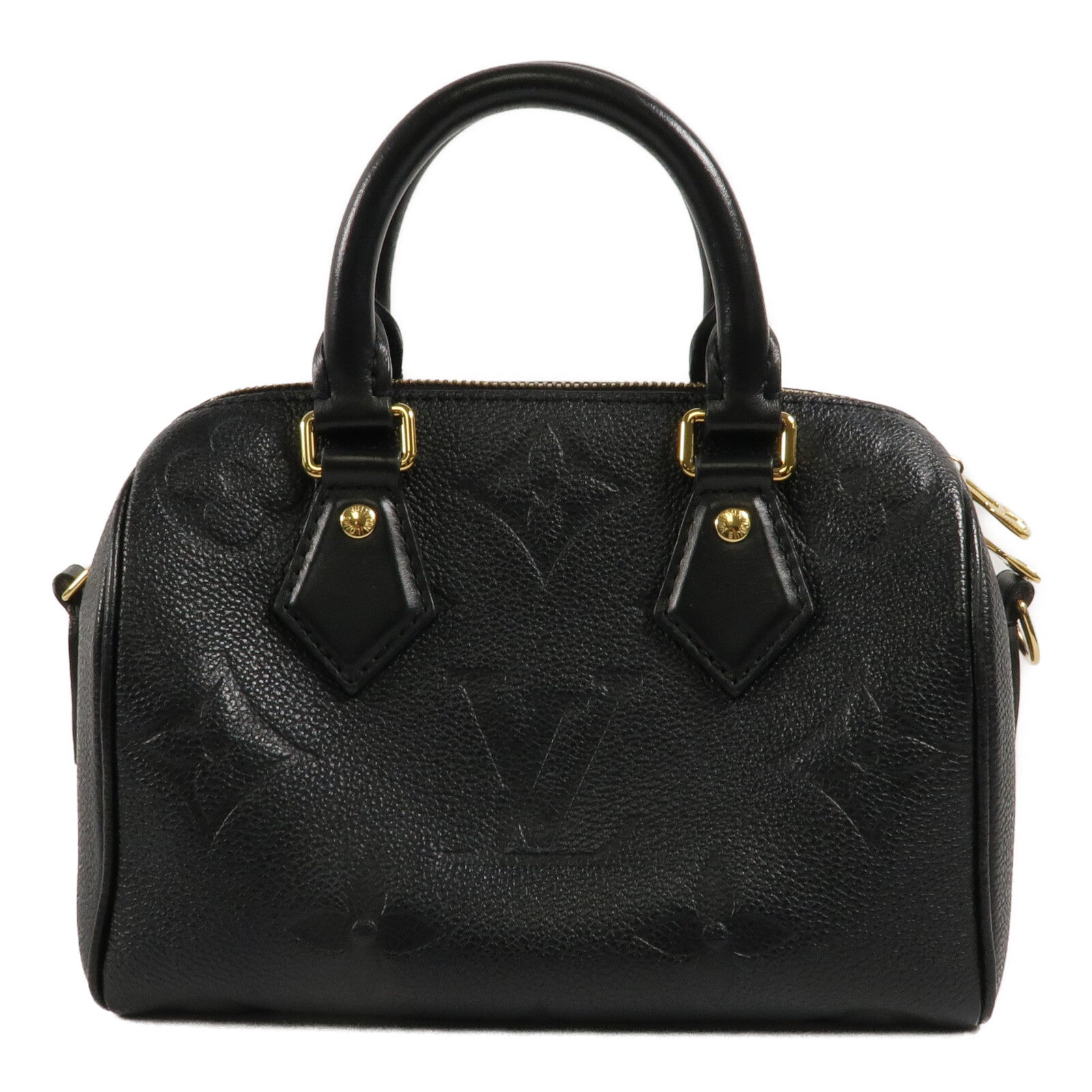 LOUIS VUITTON Monogram Empreinte Speedy Bandoulier 20鏈帶手挽肩背兩用袋