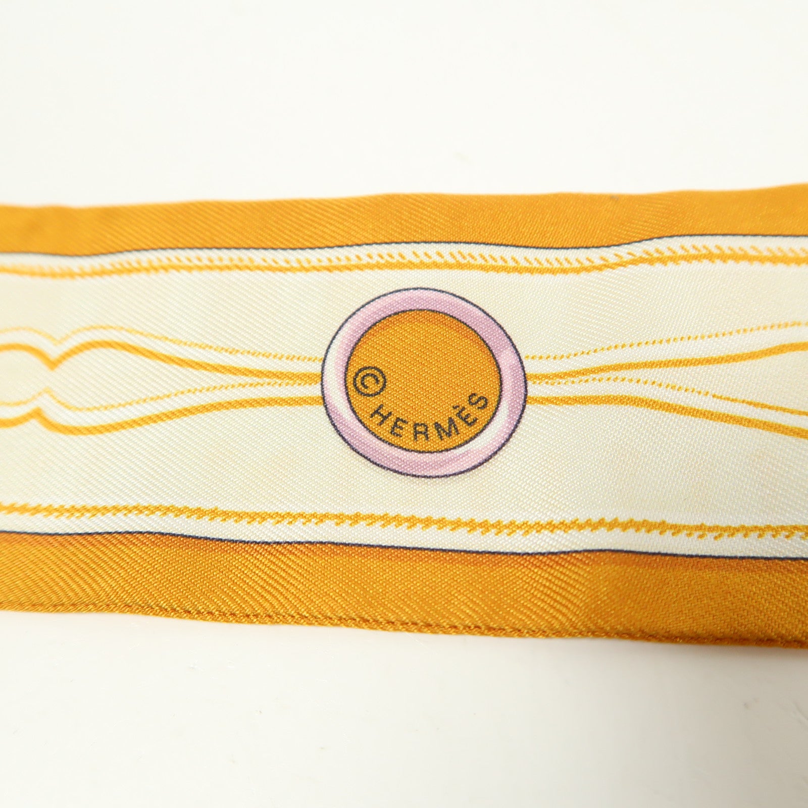HERMES 絲質Twilly絲巾