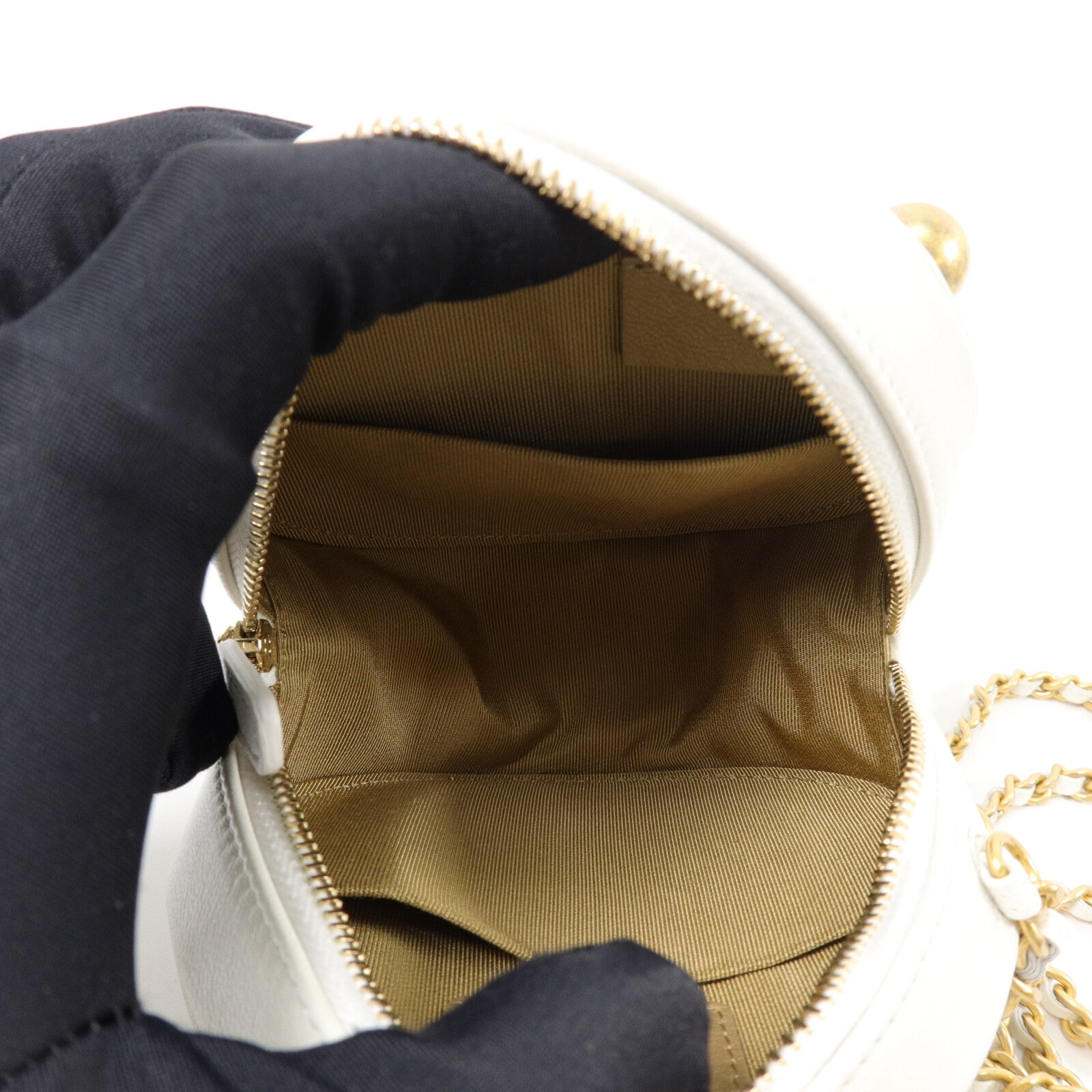 CHANEL 牛皮皮革Chain Shoulder鏈帶肩背袋