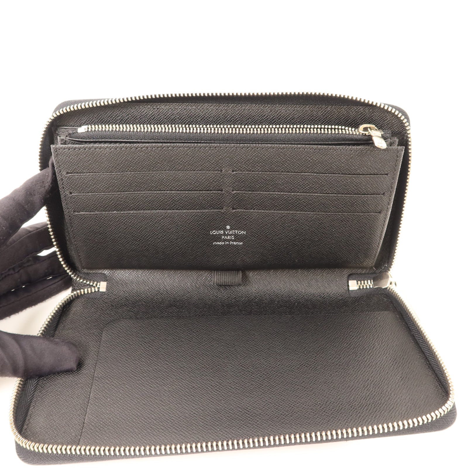 LOUIS VUITTON Epi Zipper Long Wallet銀扣長錢包