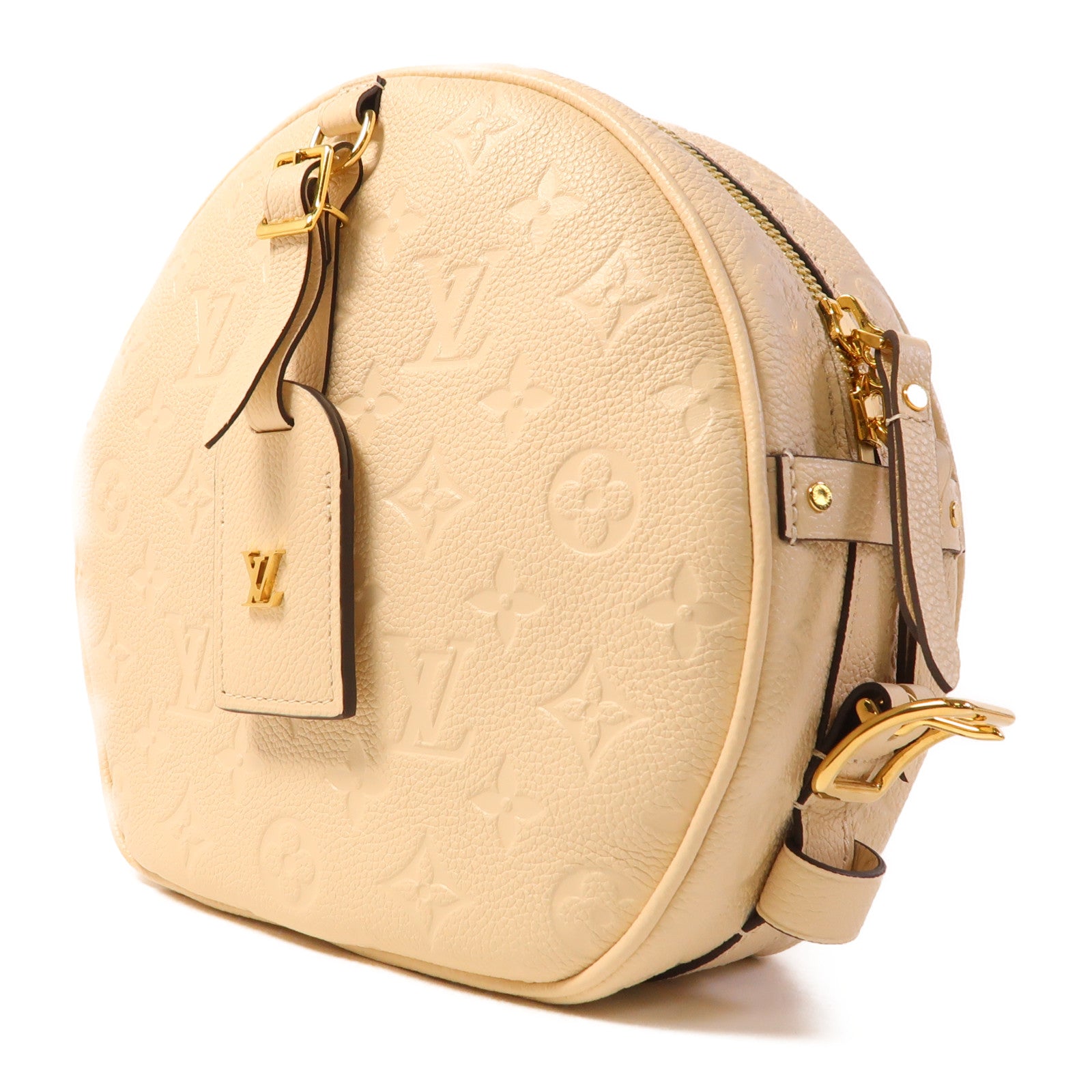 LOUIS VUITTON 【激減優惠】Monogram Empreinte Boite Chapeau Souple金扣肩背袋