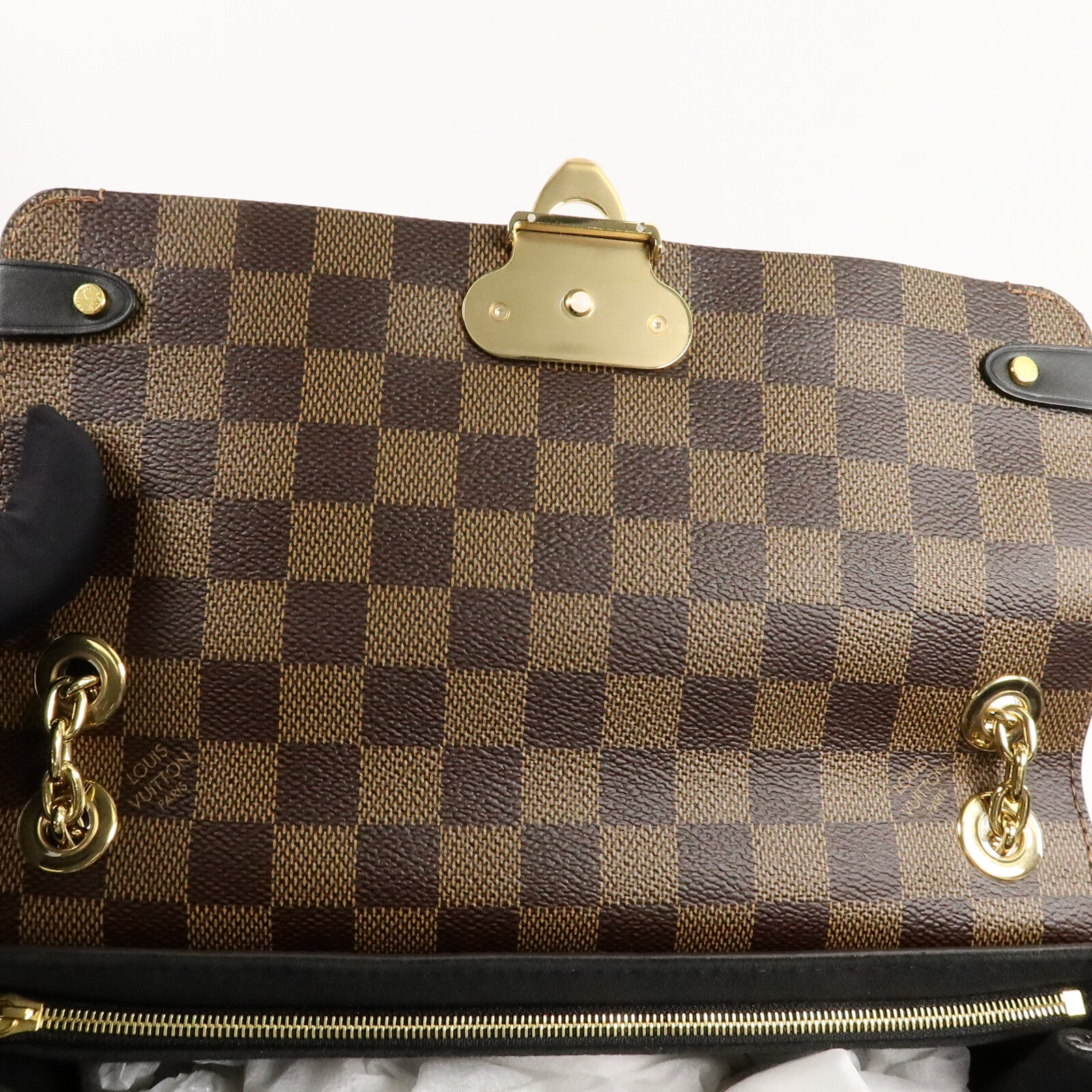LOUIS VUITTON Damier Vavin PM鏈帶肩背袋