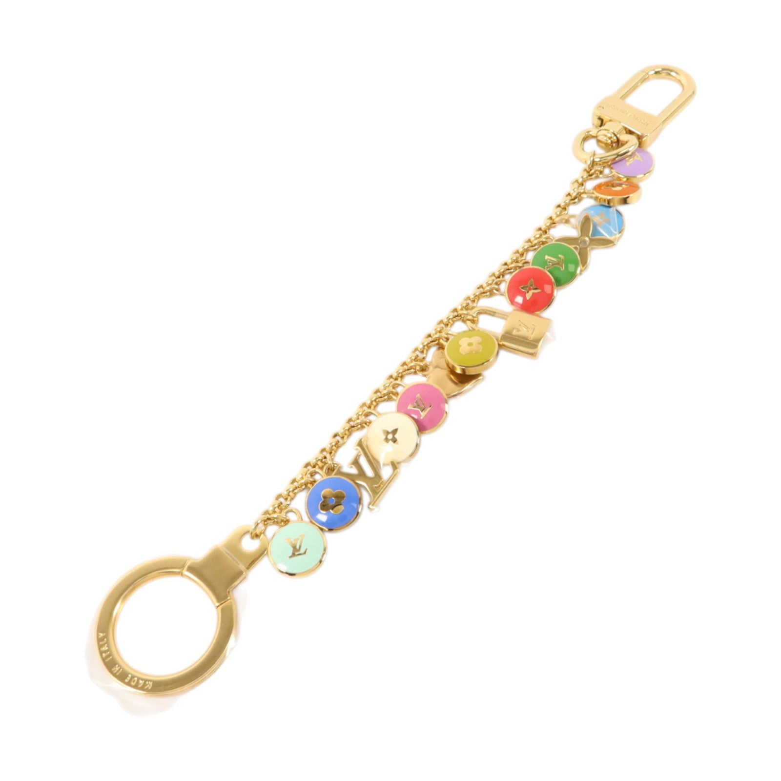 LOUIS VUITTON 金屬Porte Cles Chaine Pastilles掛飾