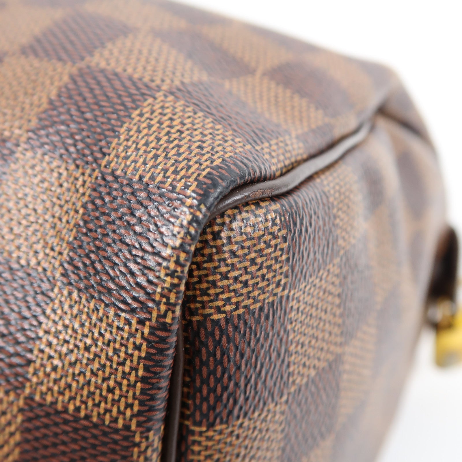 LOUIS VUITTON 【激減優惠】Damier Speedy 25金扣手挽袋啡色