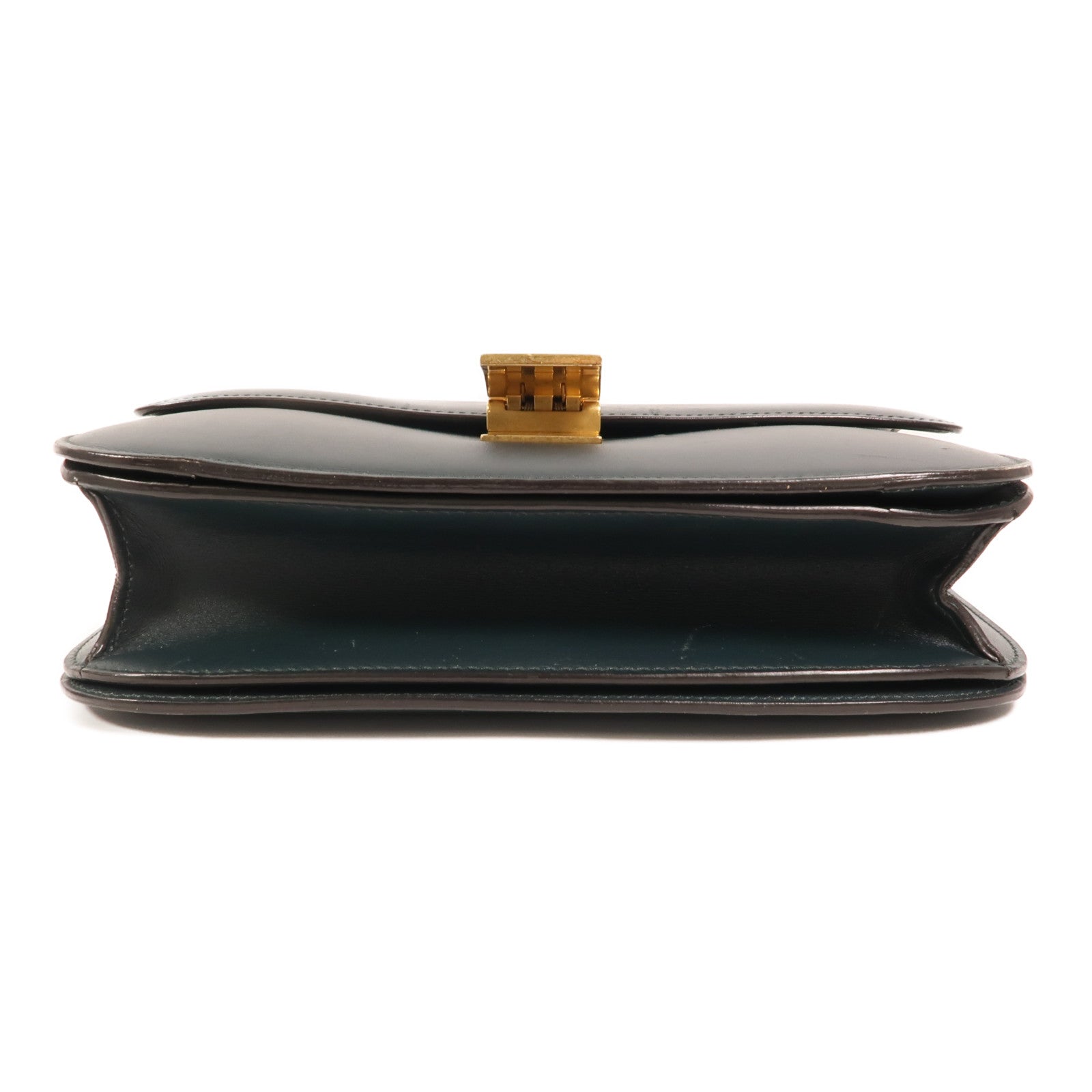 CELINE 牛皮皮革Classic Box金扣肩背袋