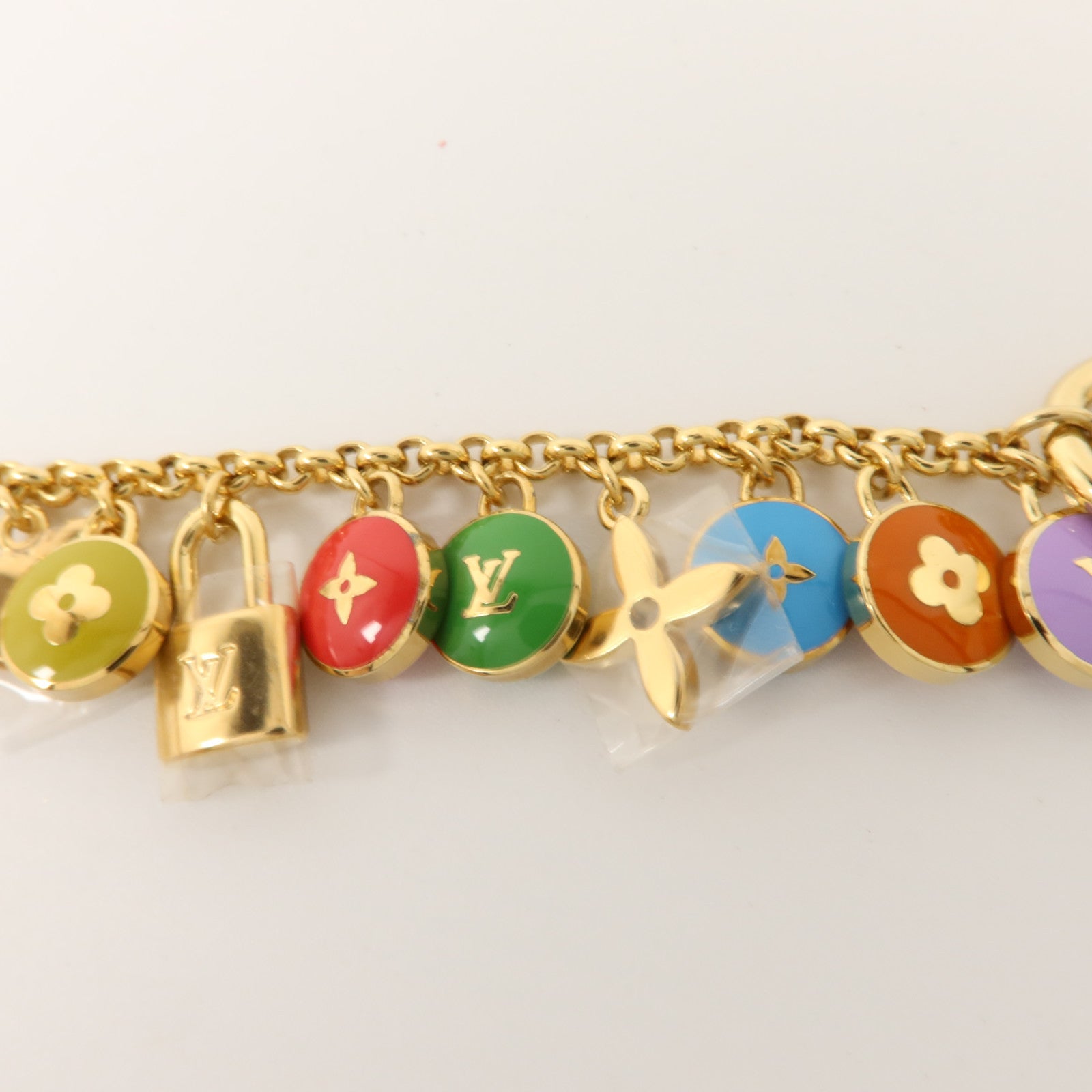 LOUIS VUITTON 金屬Porte Cles Chaine Pastilles掛飾