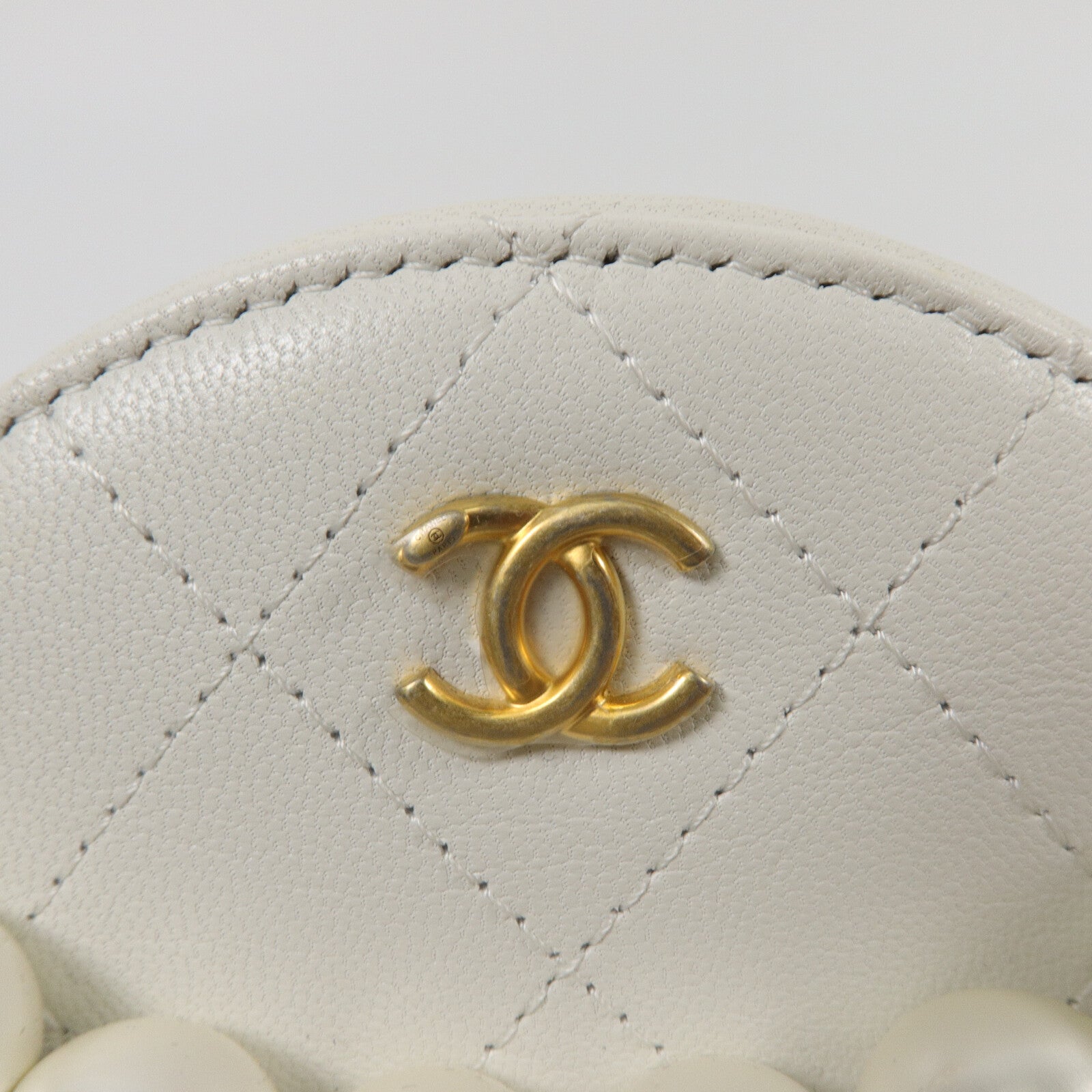 CHANEL 牛皮皮革Chain Shoulder鏈帶肩背袋