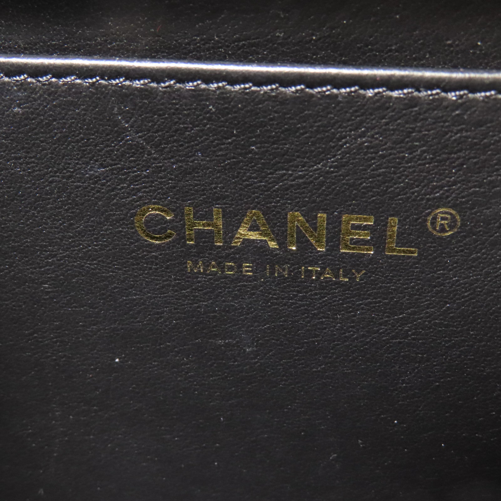 CHANEL 牛皮皮革2 Way Shoulder金扣手挽肩背兩用袋