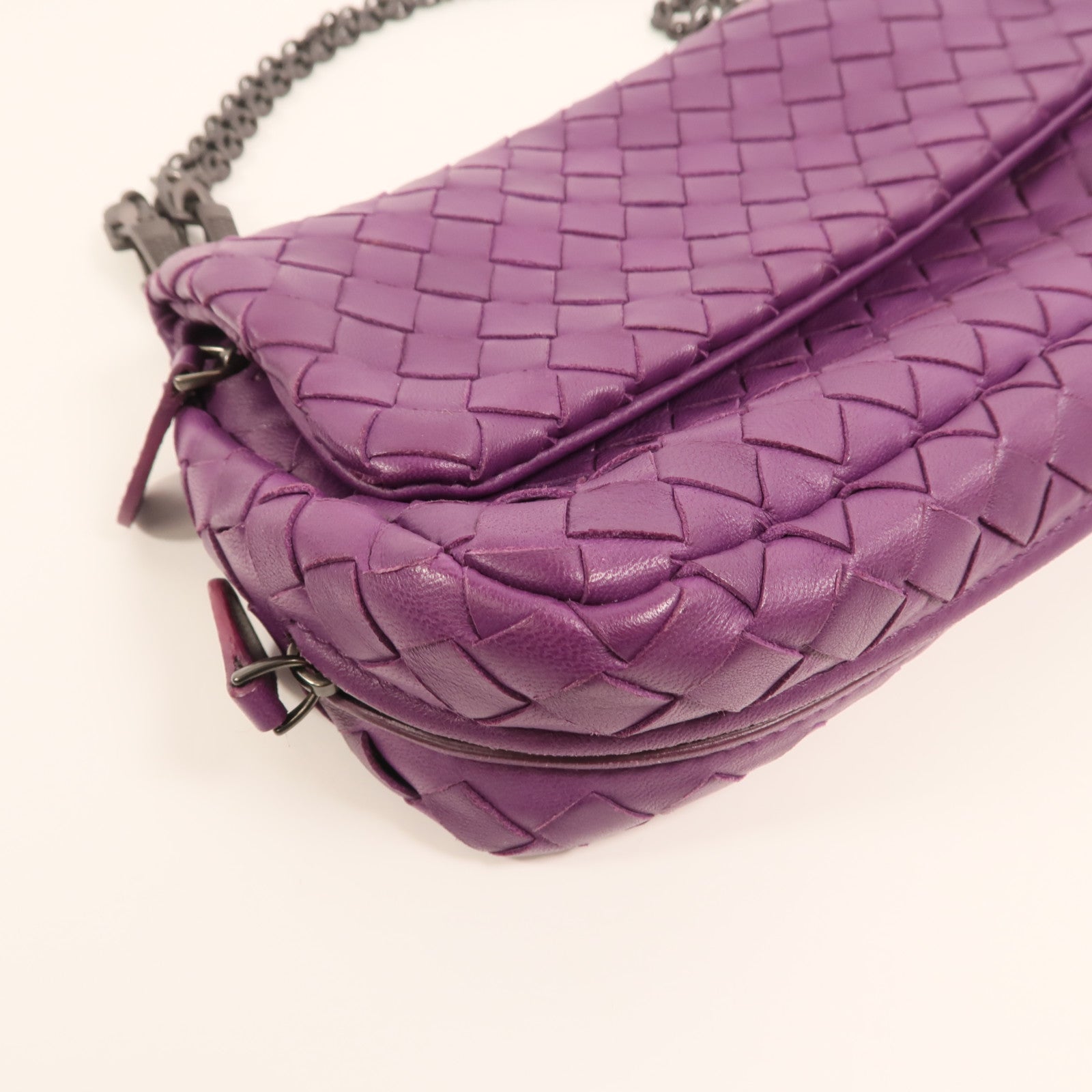 BOTTEGA VENETA 牛皮皮革Shoulder Bag鏈帶肩背袋