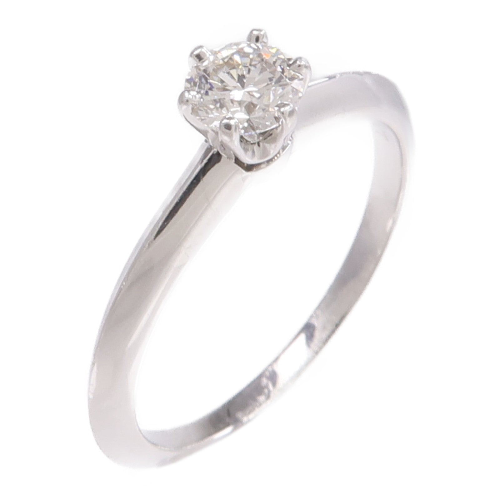 TIFFANY＆CO PT950鉑金Diamond Ring鑽石戒指