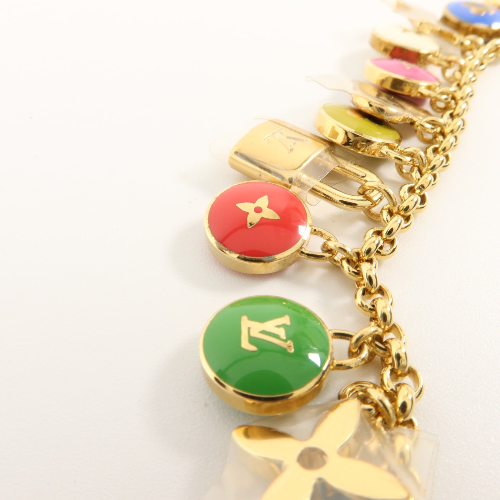 LOUIS VUITTON 金屬Porte Cles Chaine Pastilles掛飾
