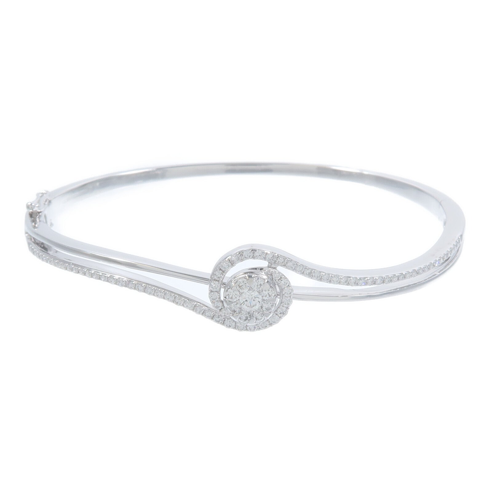 JEWELRY 18K白金Diamond Bangle鑽石手鐲