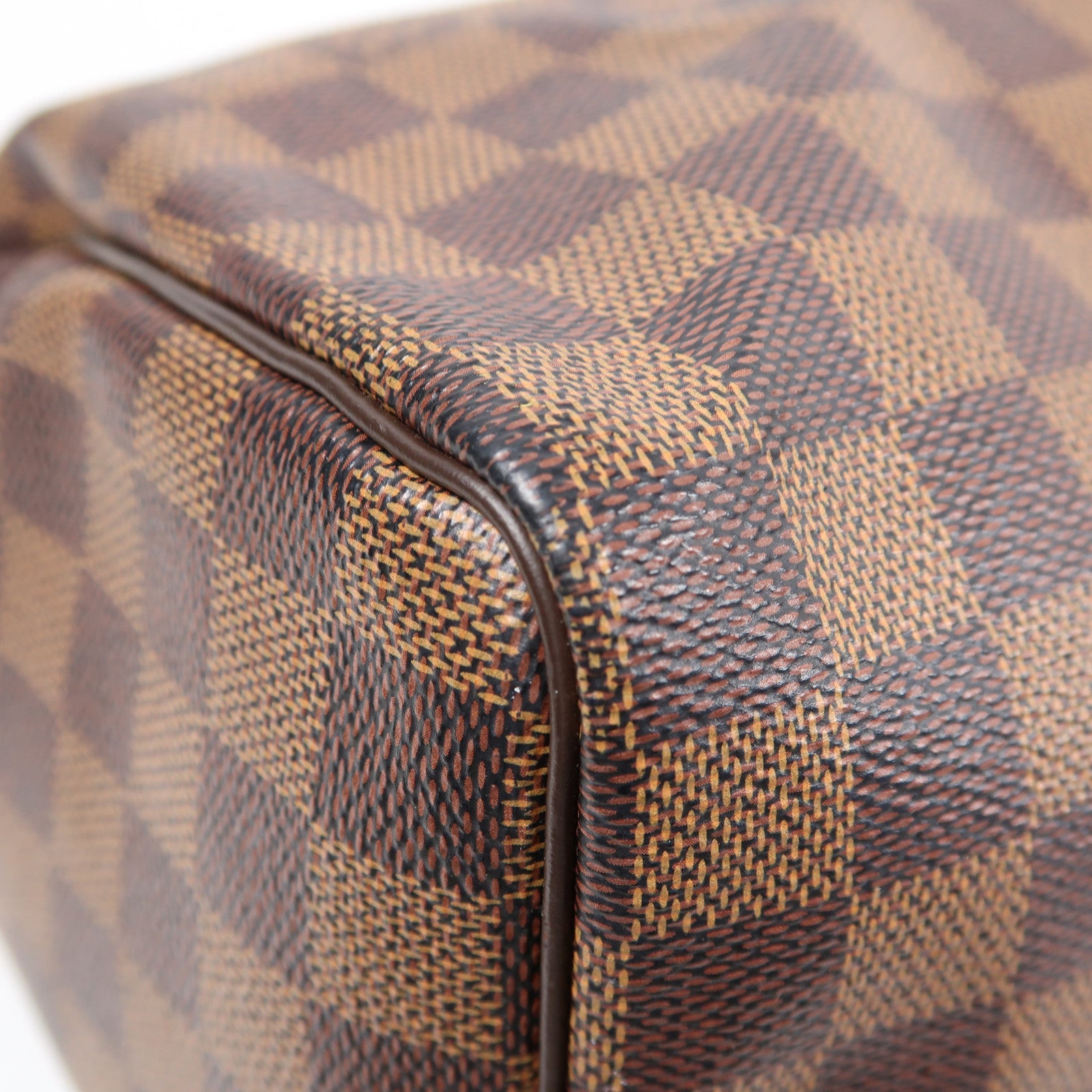 LOUIS VUITTON 【激減優惠】Damier Speedy 25金扣手挽袋啡色