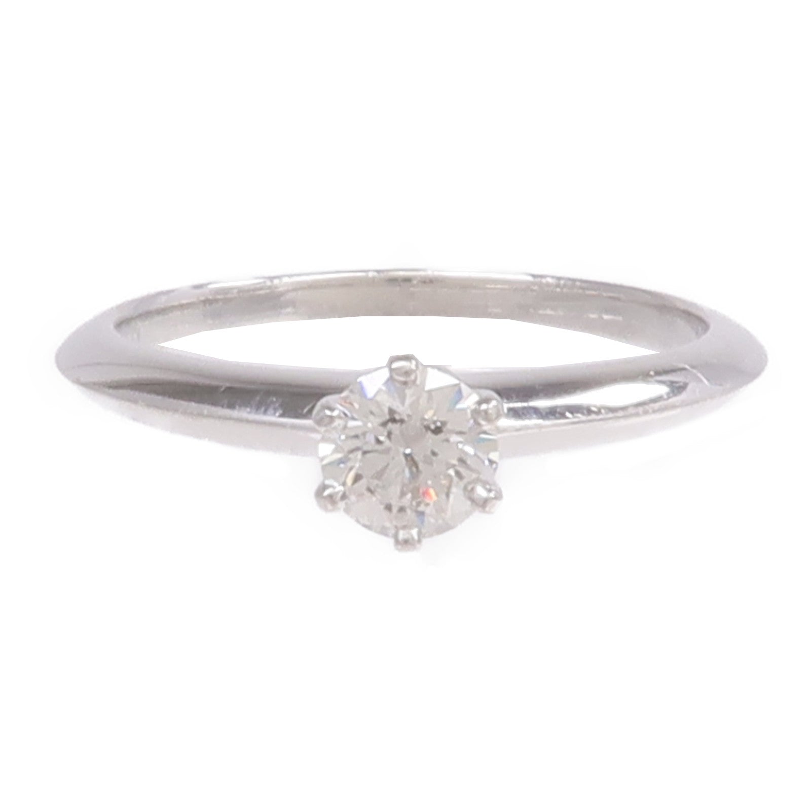 TIFFANY＆CO PT950鉑金Diamond Ring鑽石戒指