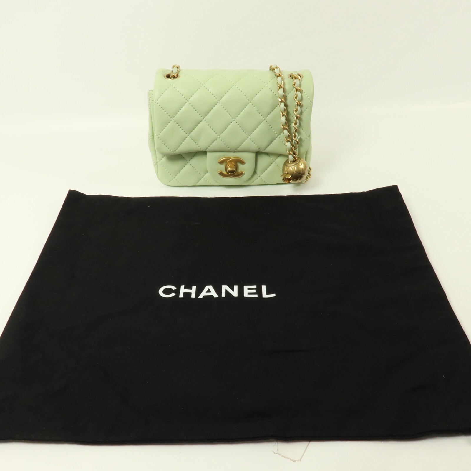 CHANEL 羊皮皮革Classic 17鏈帶肩背袋