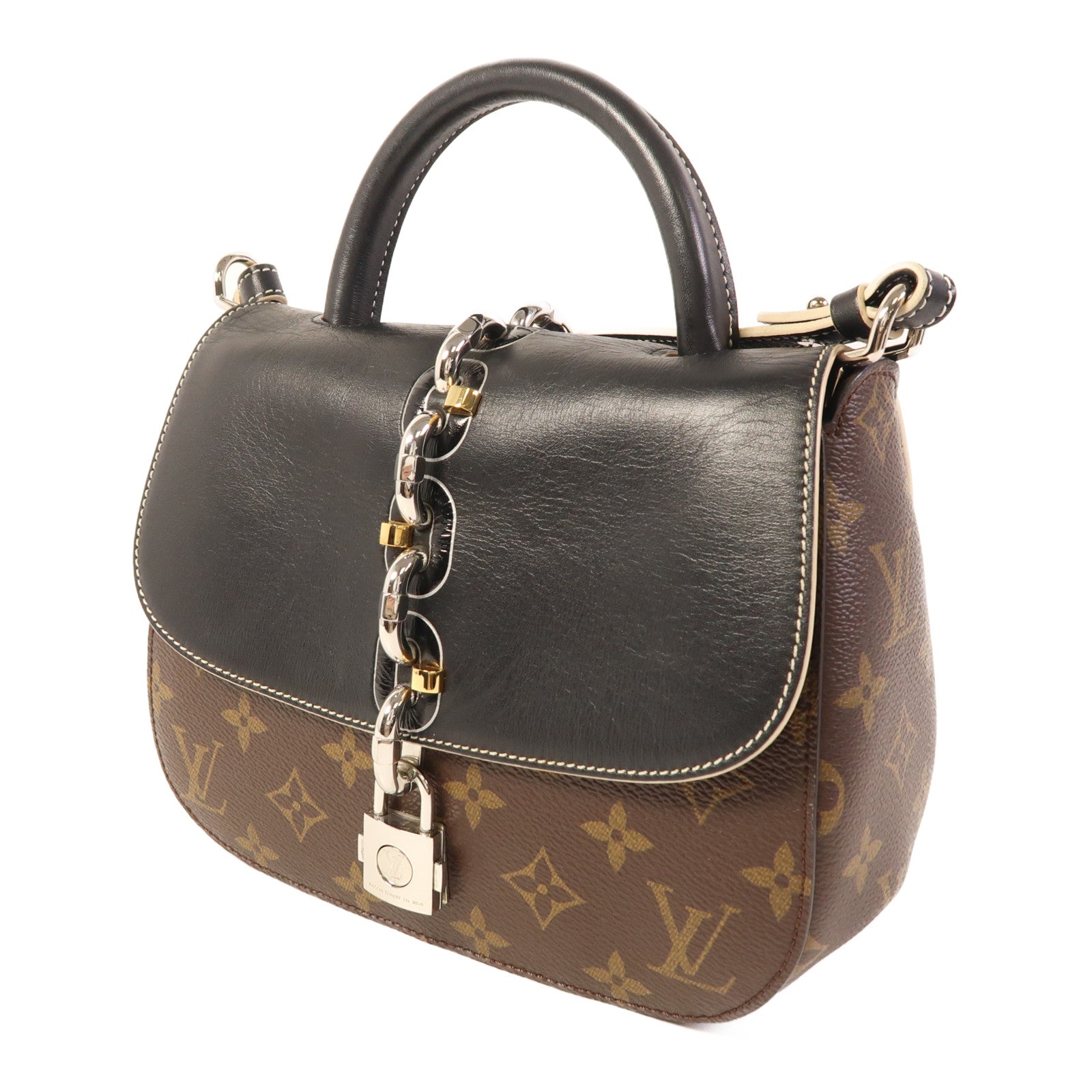 LOUIS VUITTON Monogram Chain It 銀扣手挽肩背兩用袋