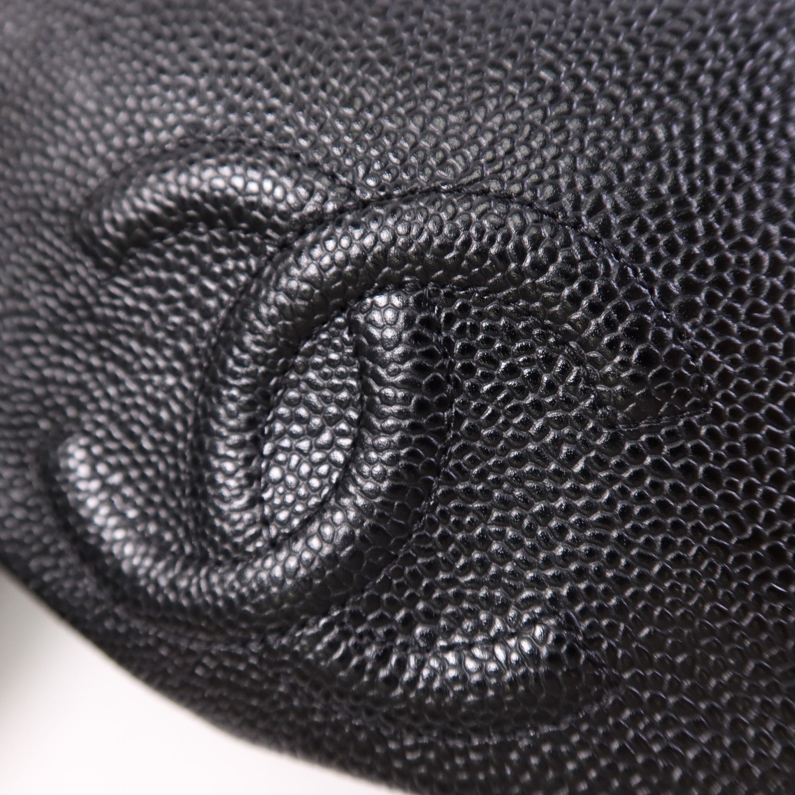 CHANEL 牛皮皮革Chain Shoulder Bag銀扣鏈帶肩背袋