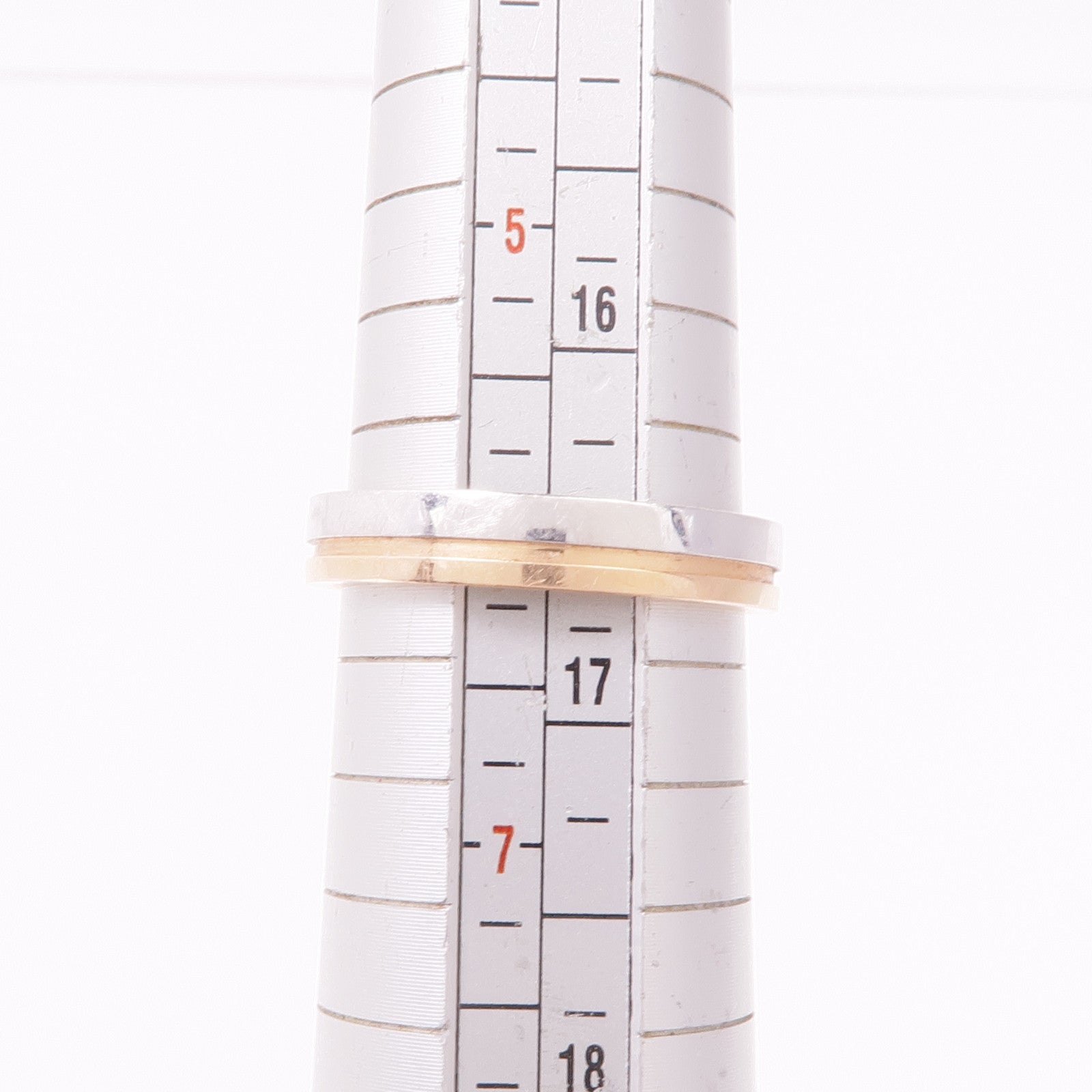 JEWELRY 18K玫瑰金/PT950鉑金Diamond Ring鑽石戒指US#6