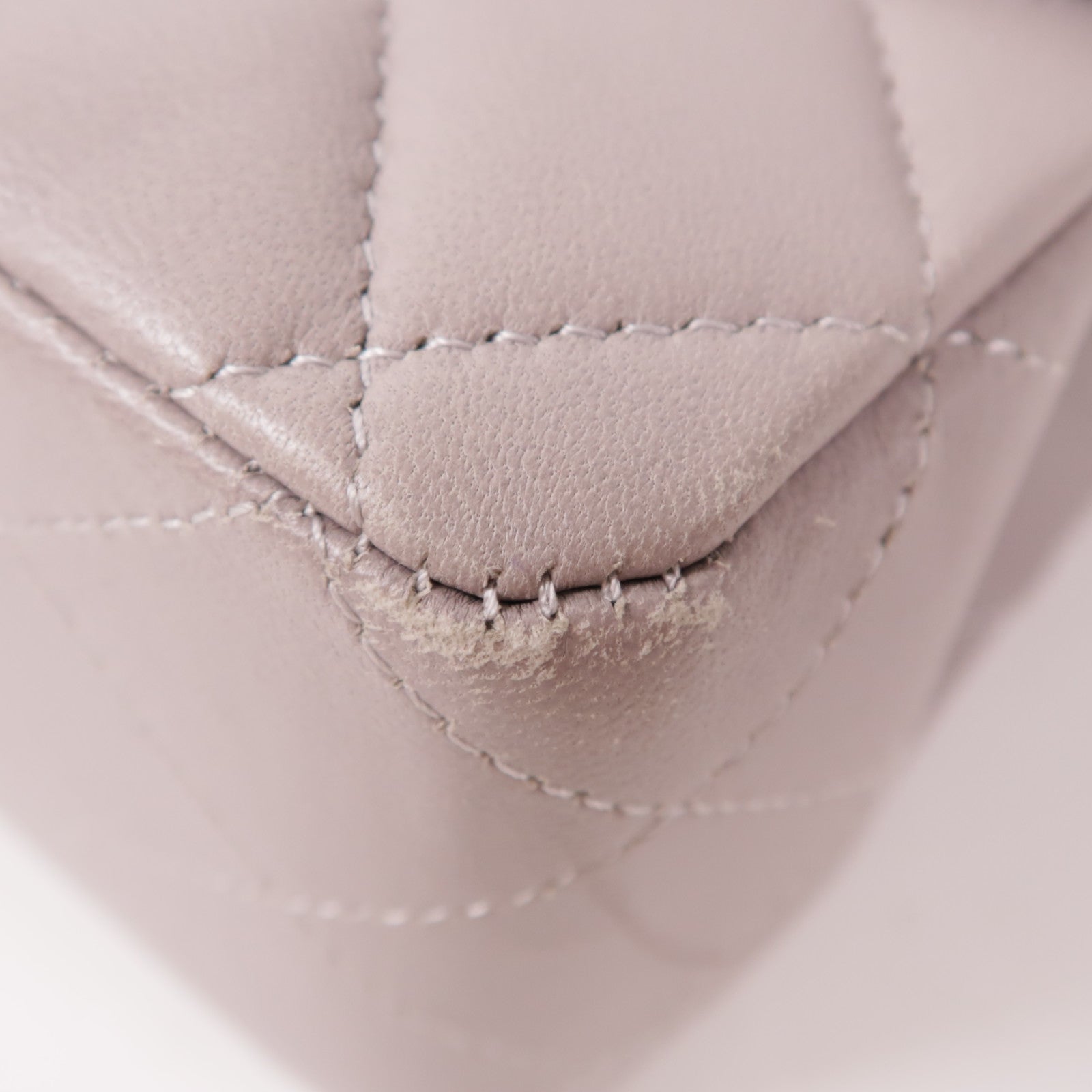 CHANEL 羊皮皮革Classic 25銀扣鏈帶肩背袋