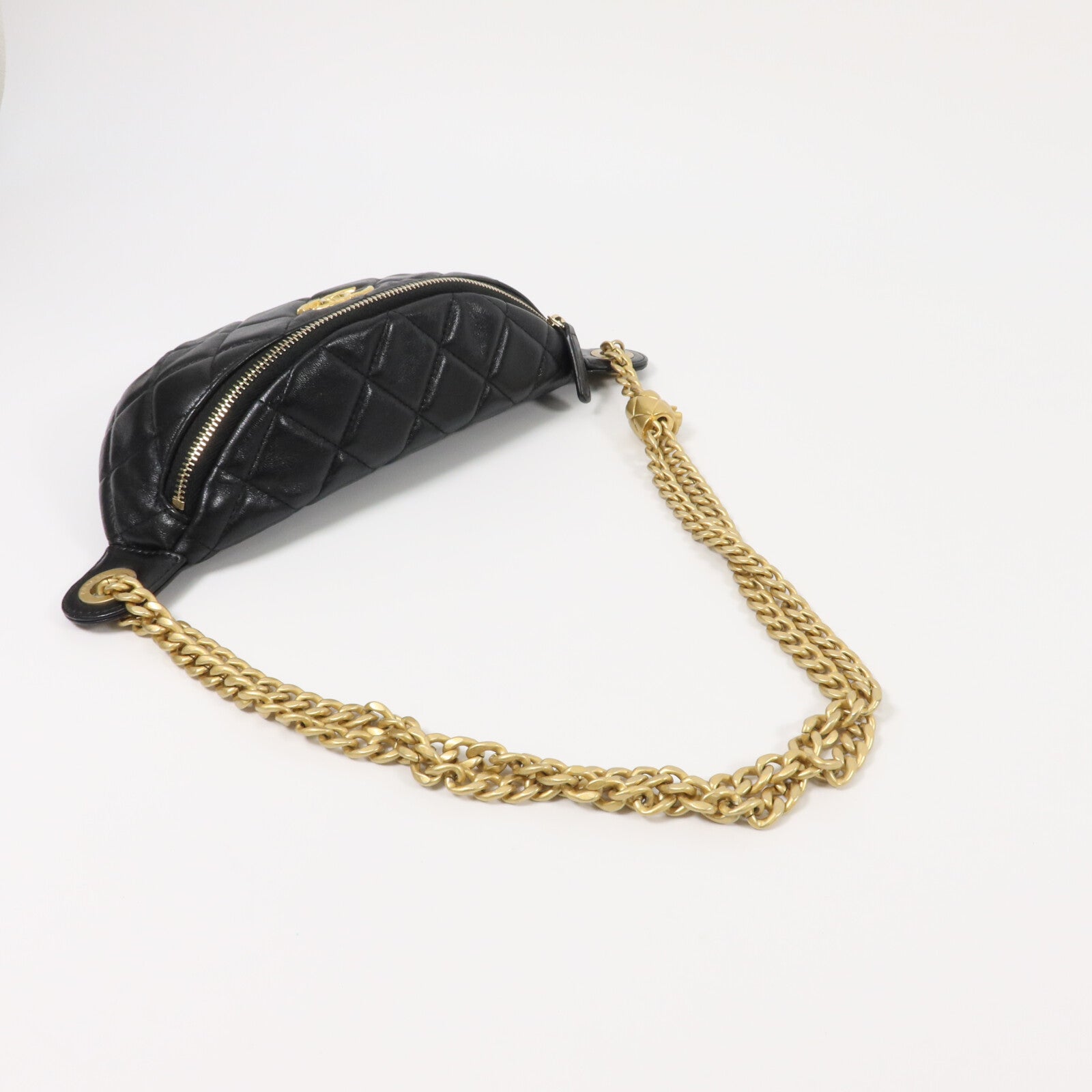 CHANEL 羊皮皮革24P Waist Bag腰包