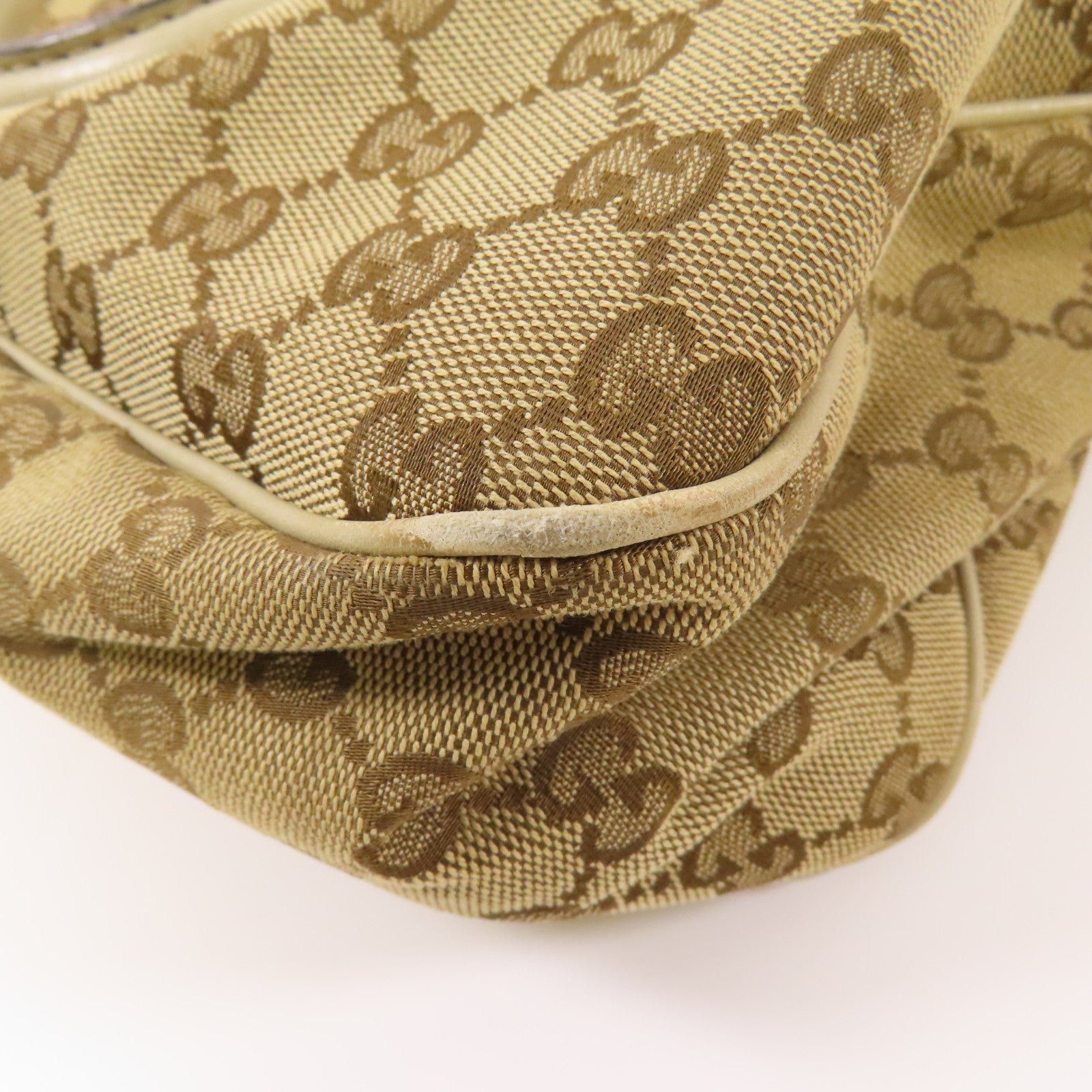 GUCCI 帆布Tote Bag金扣手挽袋