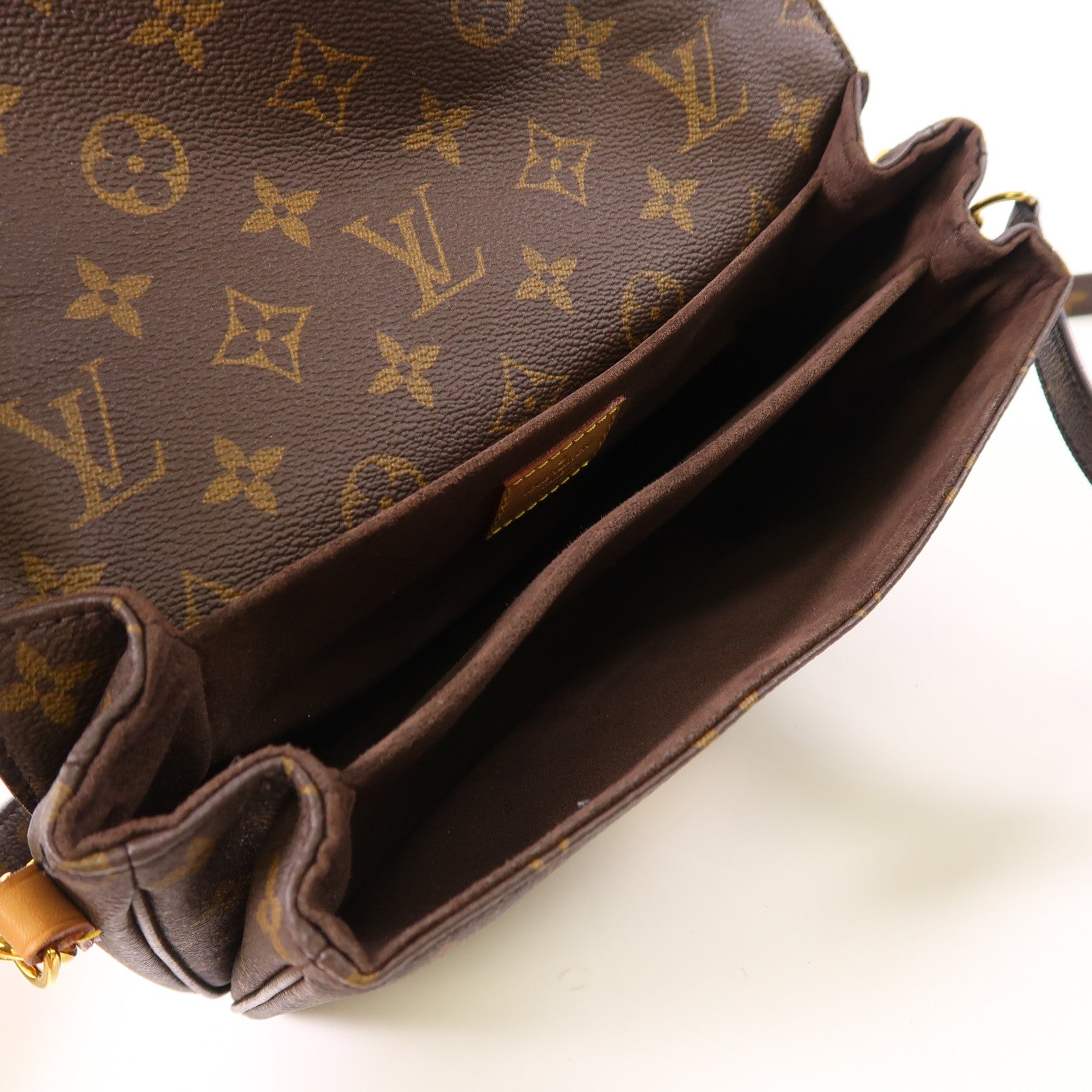 LOUIS VUITTON Monogram Pochette Metis MM金扣手挽肩背兩用袋