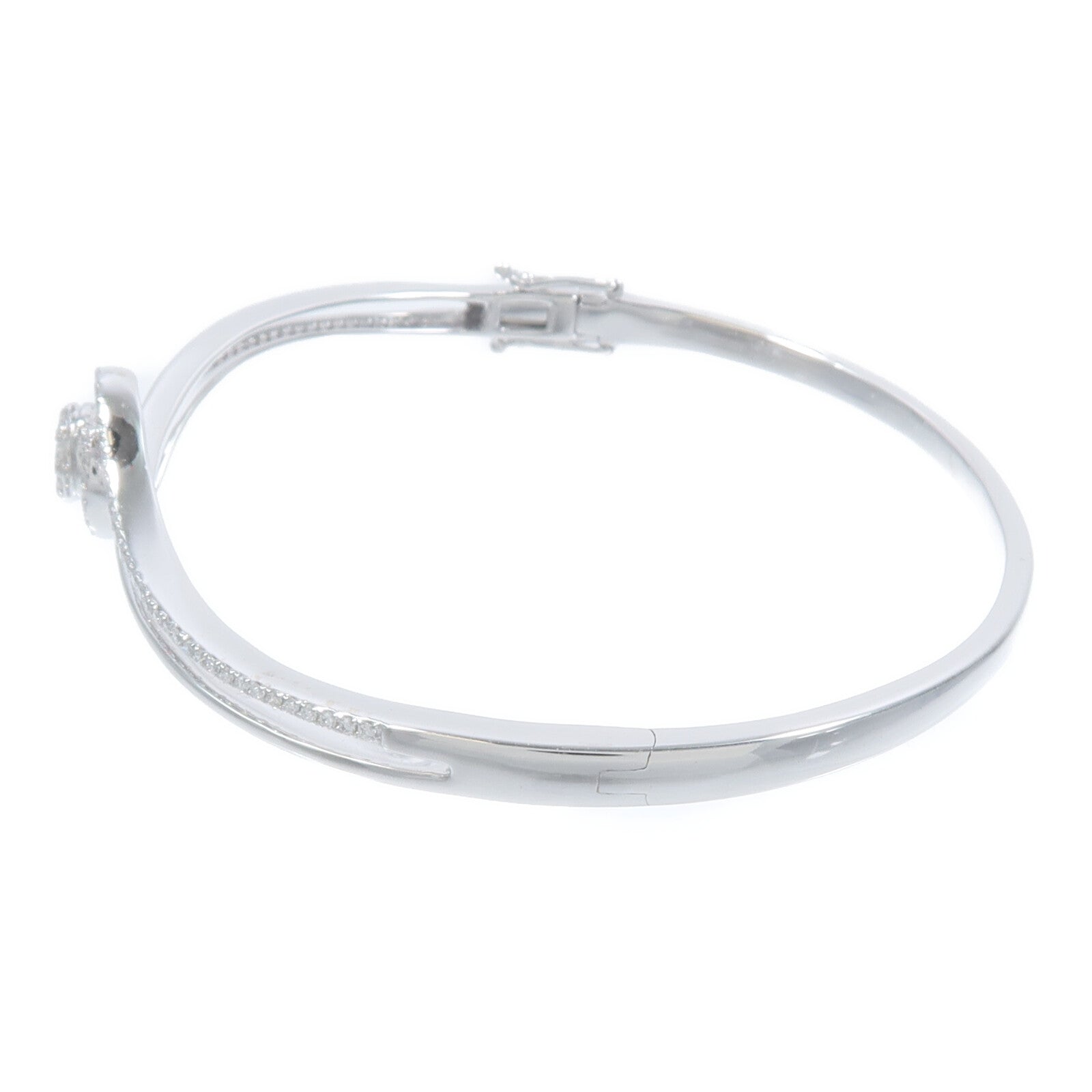 JEWELRY 18K白金Diamond Bangle鑽石手鐲