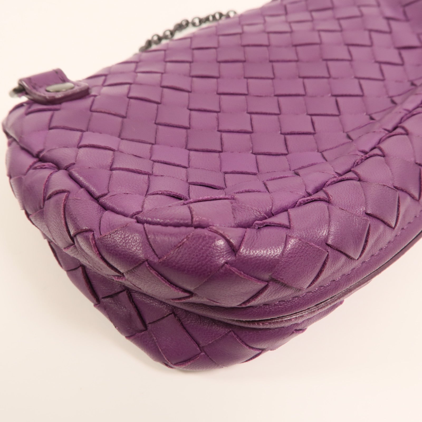 BOTTEGA VENETA 牛皮皮革Shoulder Bag鏈帶肩背袋