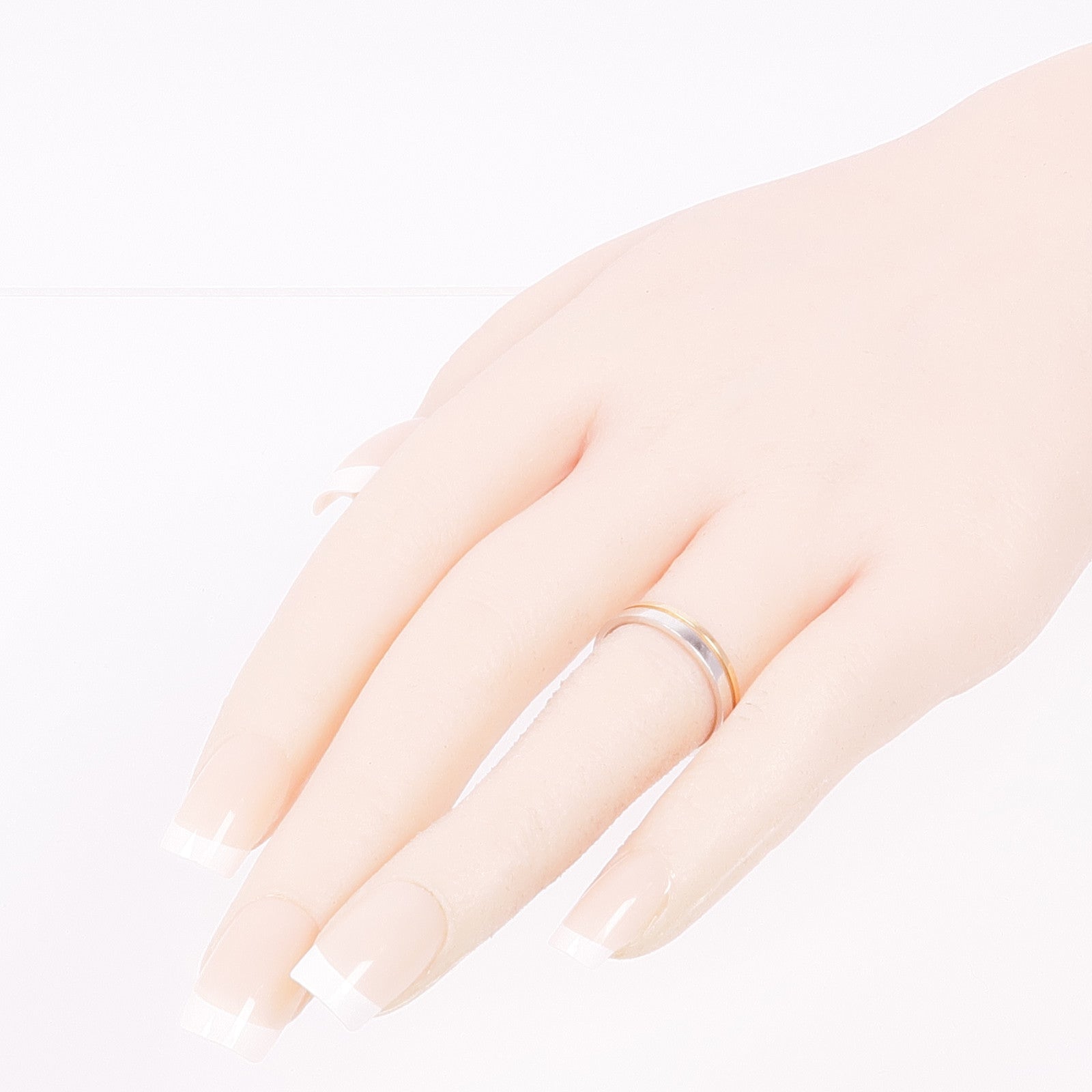 JEWELRY 18K玫瑰金/PT950鉑金Diamond Ring鑽石戒指US#6