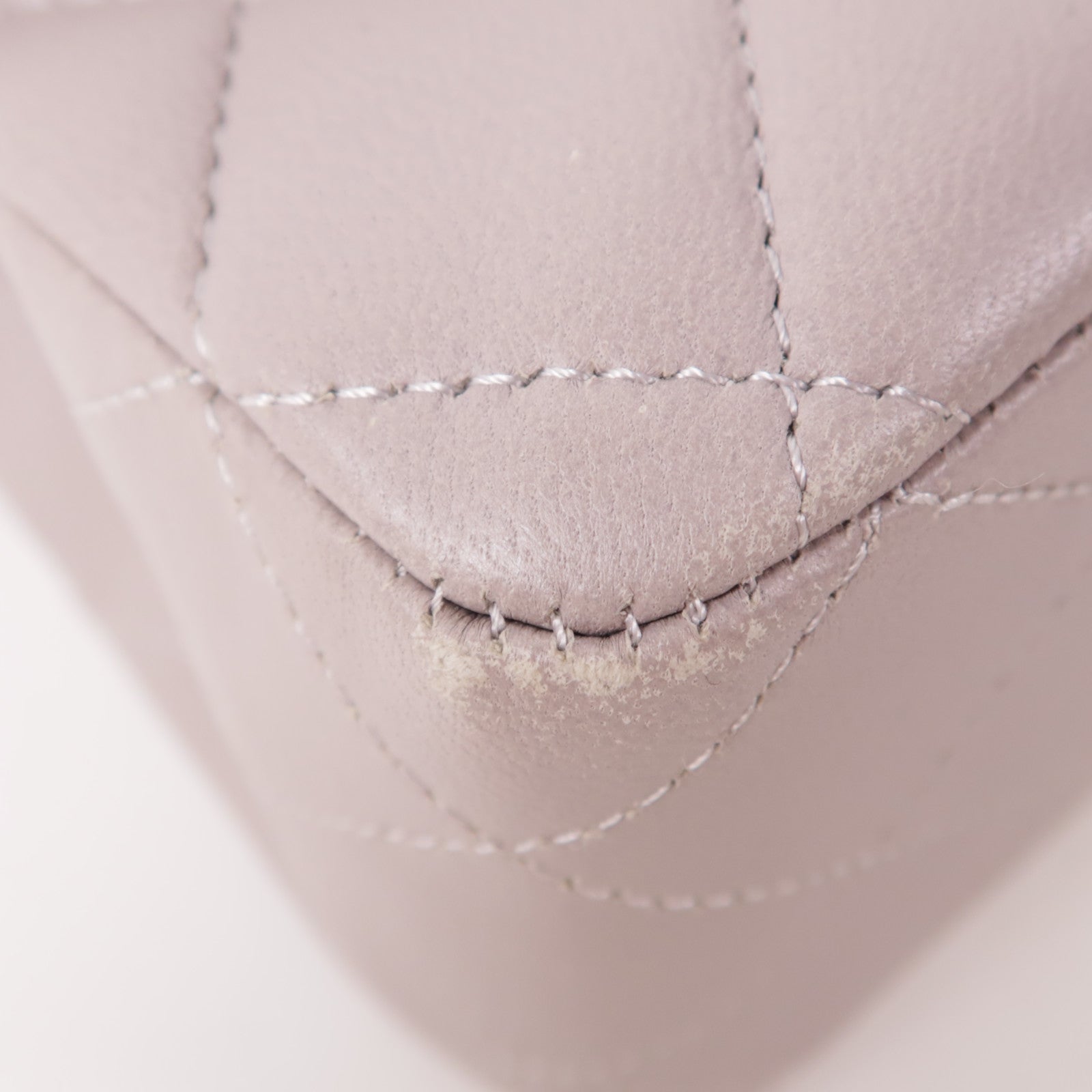 CHANEL 羊皮皮革Classic 25銀扣鏈帶肩背袋