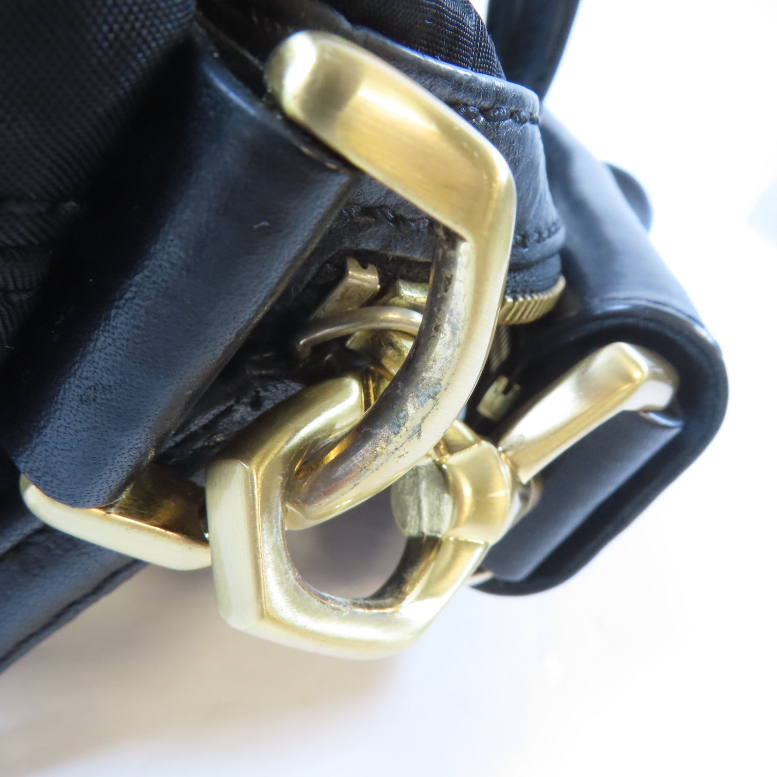 GIVENCHY 【激減優惠】尼龍Nightingale Studded Bag金扣手挽肩背兩用袋黑色