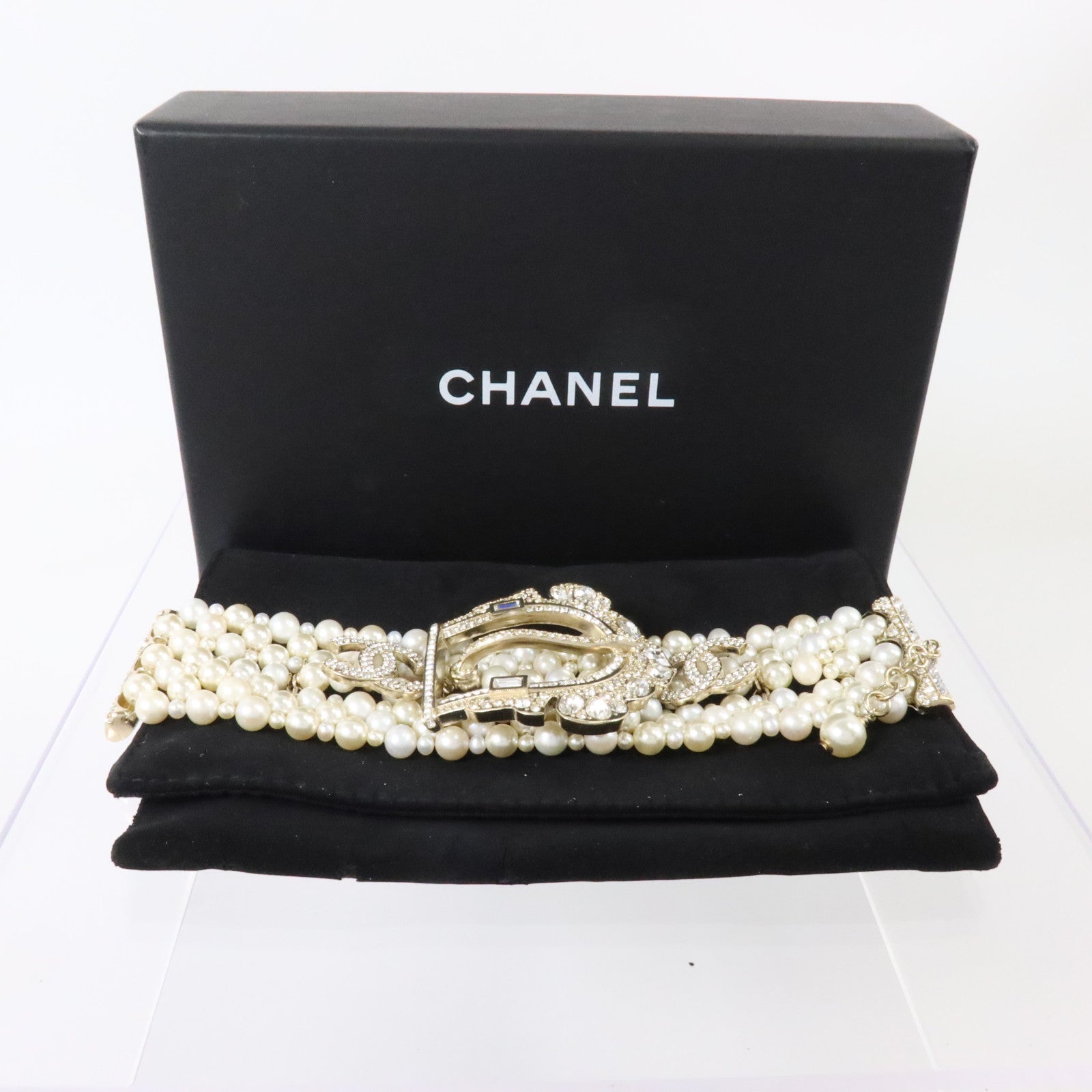 CHANEL PVC/金属Bracelet手鏈
