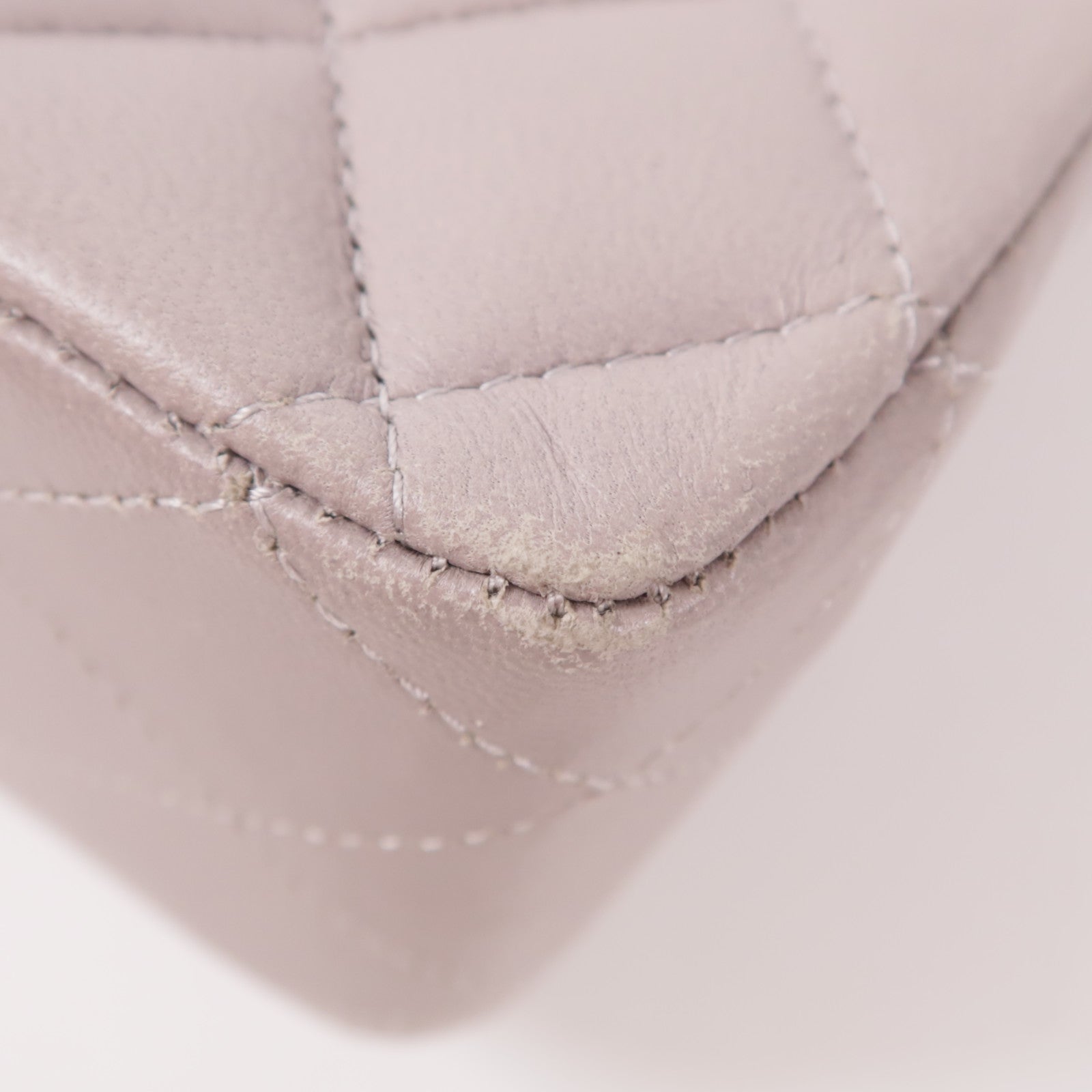 CHANEL 羊皮皮革Classic 25銀扣鏈帶肩背袋