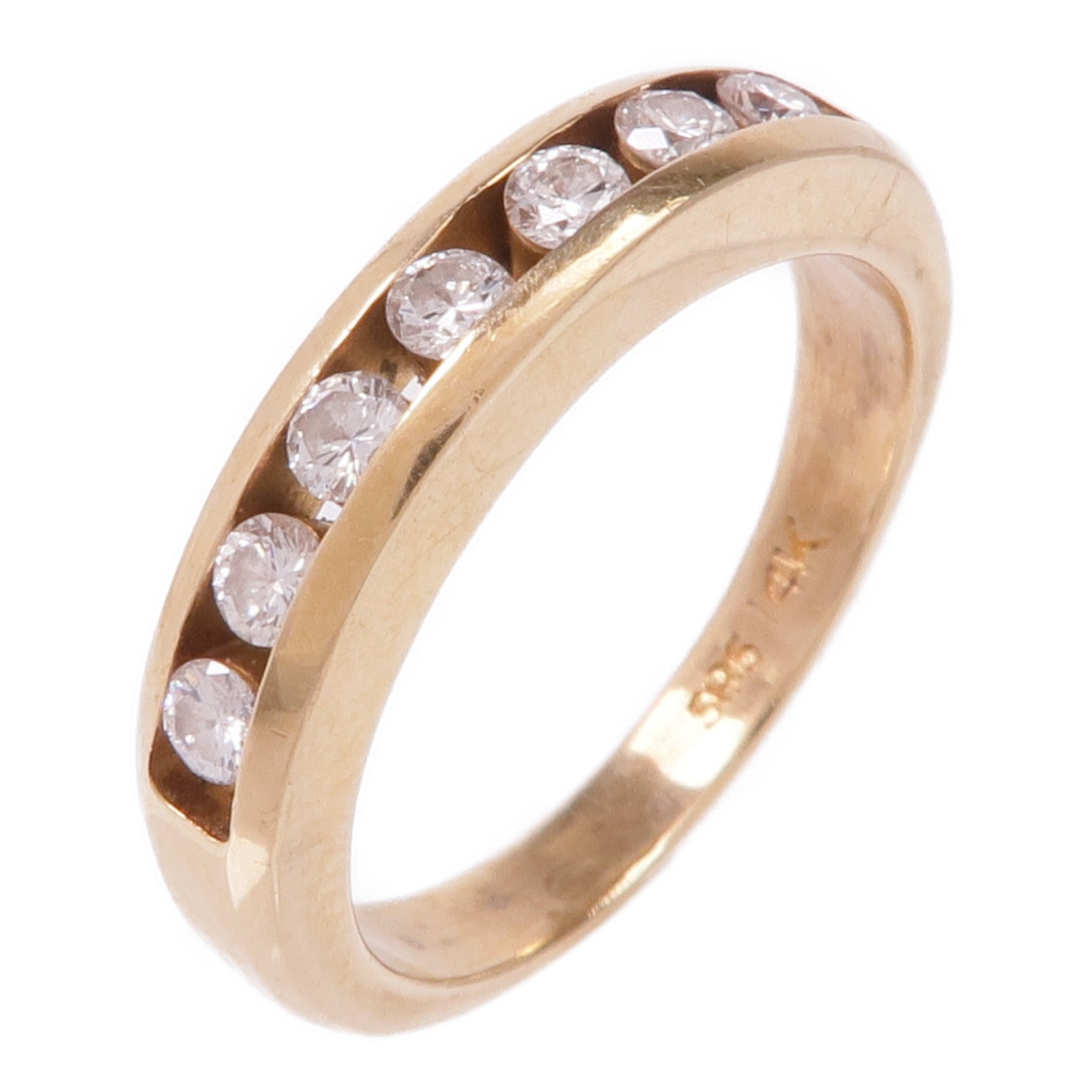JEWELRY 【激減優惠】14K黃金Diamond Ring鑽石戒指US#6
