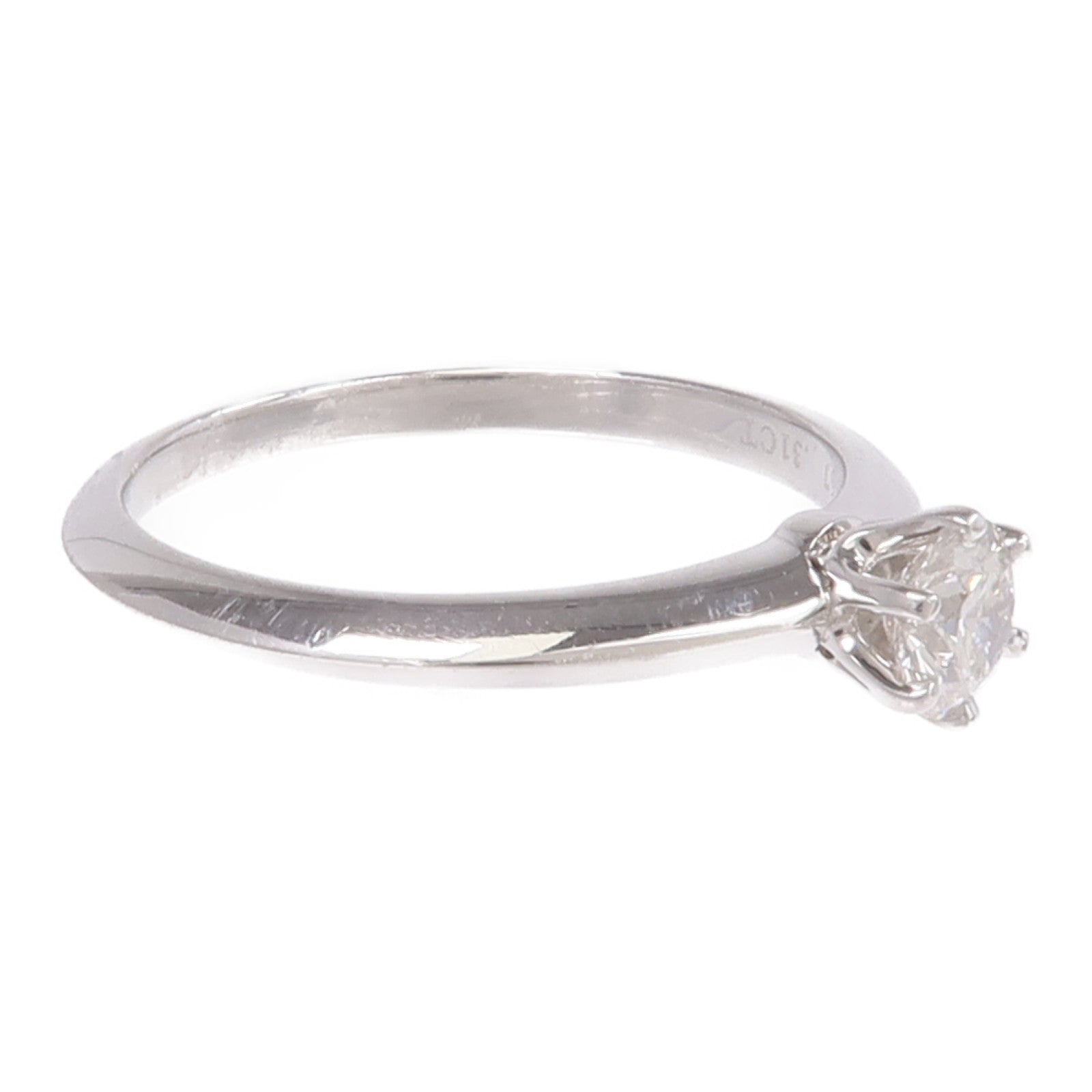 TIFFANY＆CO PT950鉑金Diamond Ring鑽石戒指