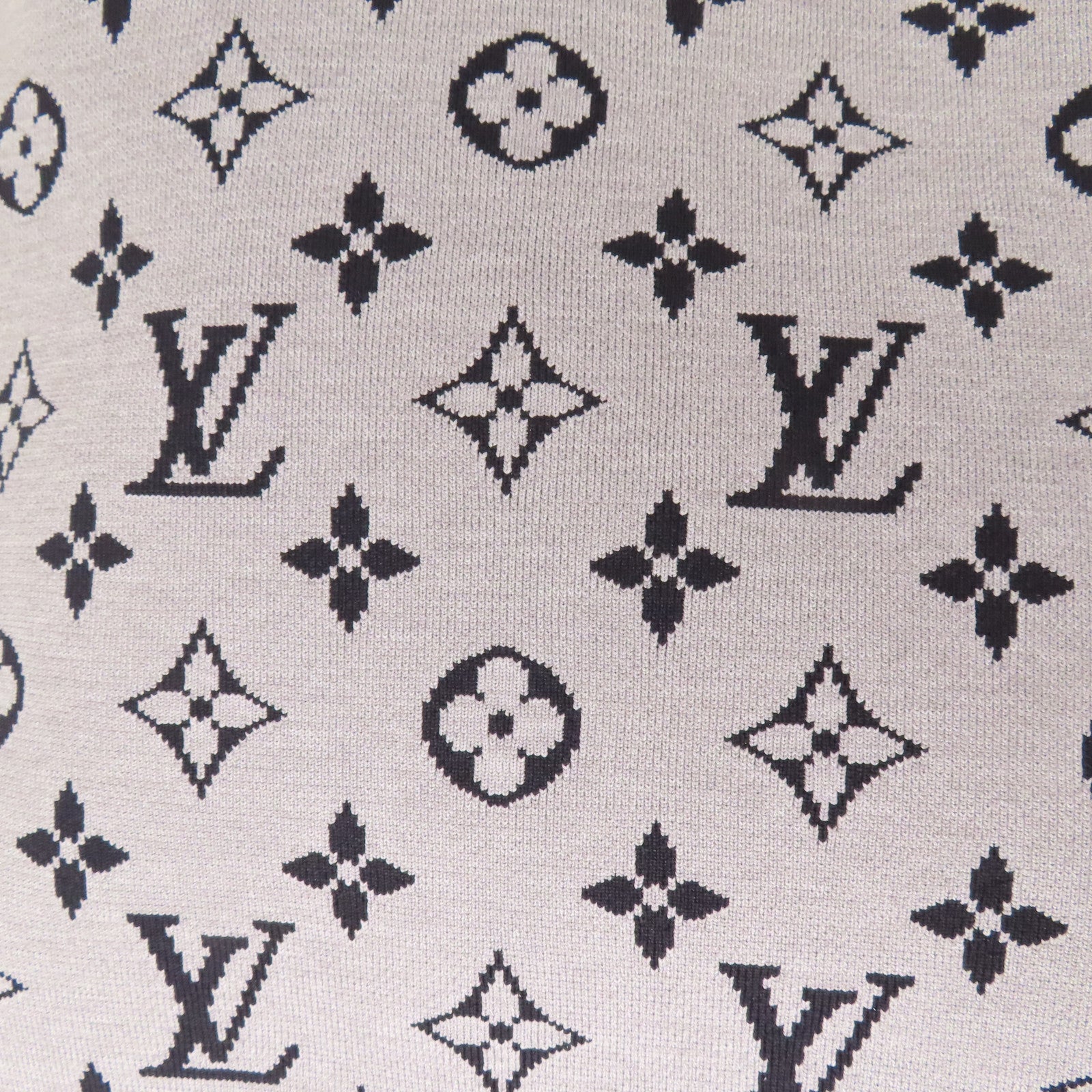 LOUIS VUITTON 針織布料/金屬Soft Horizon 55銀扣行李箱