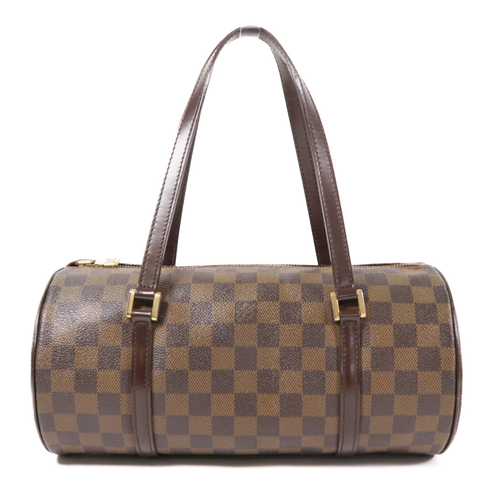LOUIS VUITTON Damier Papillon GM金扣肩背袋