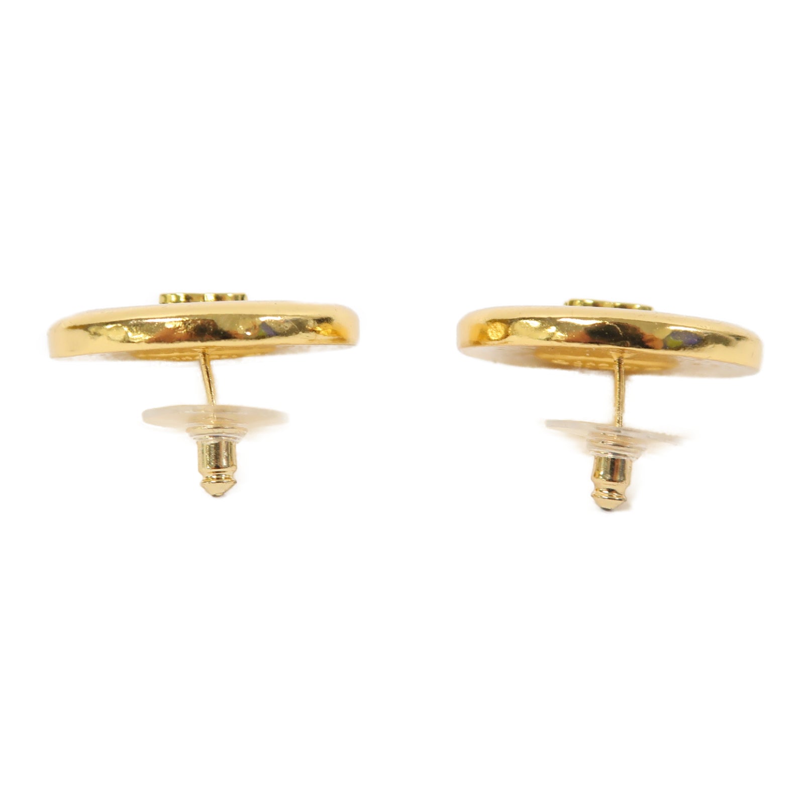 CHANEL 金屬Earrings耳環金色/黑色