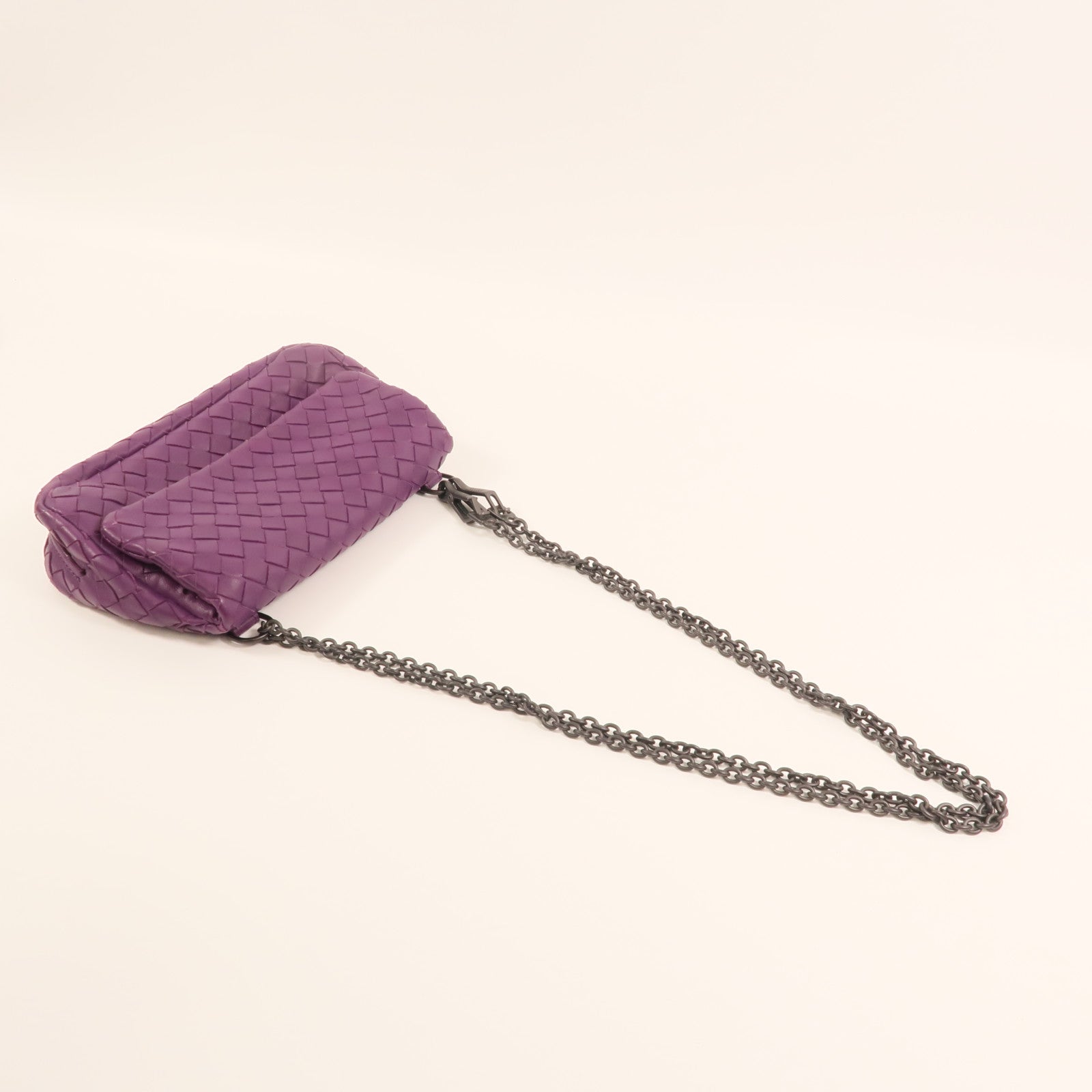 BOTTEGA VENETA 牛皮皮革Shoulder Bag鏈帶肩背袋