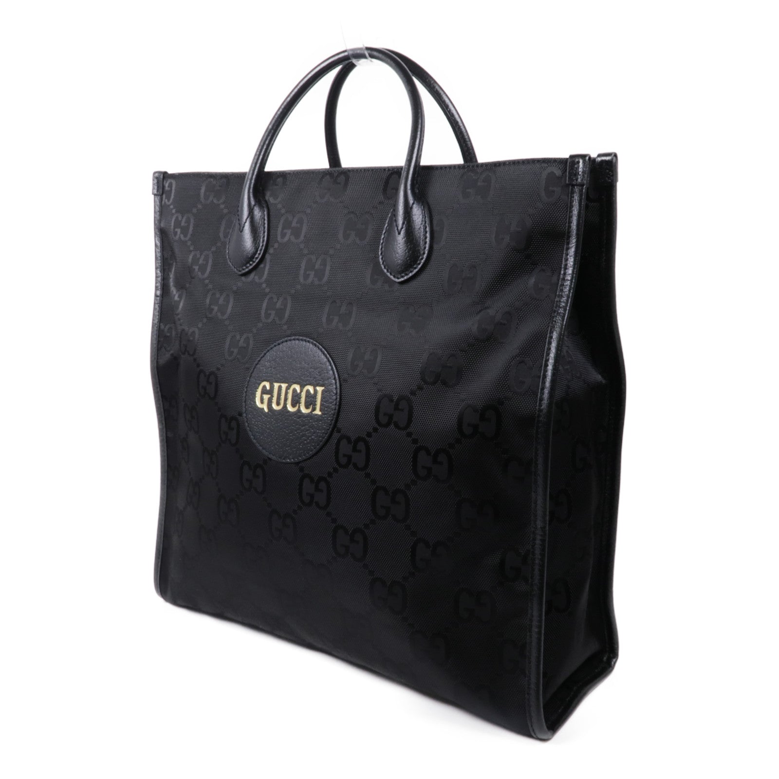 GUCCI 尼龍Off The Grid GG 2 Way Shoulder銀扣手挽肩背兩用袋