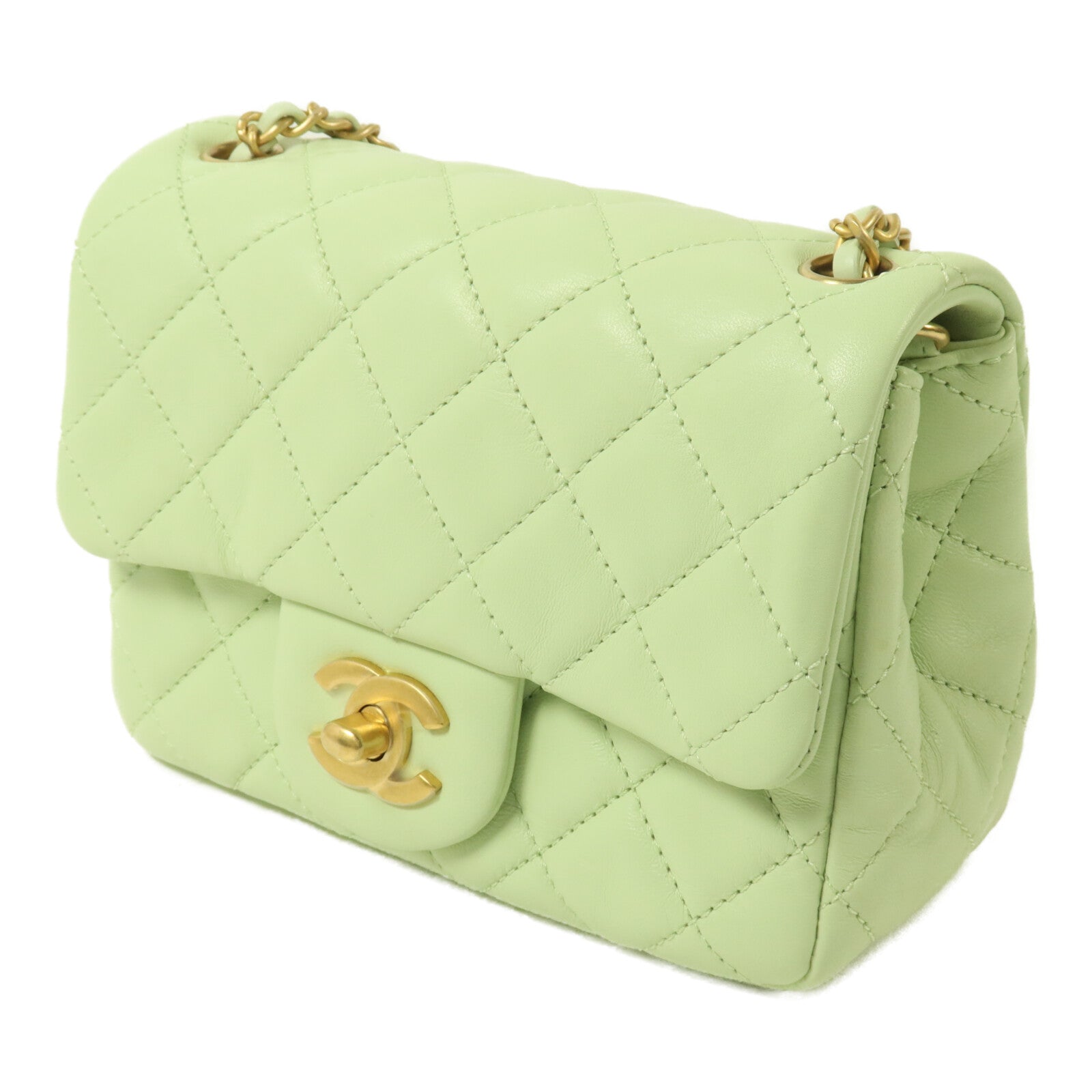 CHANEL 羊皮皮革Classic 17鏈帶肩背袋