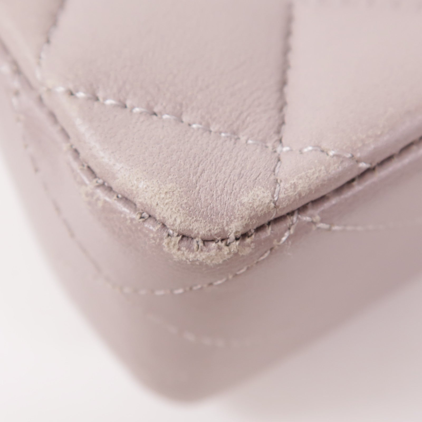 CHANEL 羊皮皮革Classic 25銀扣鏈帶肩背袋