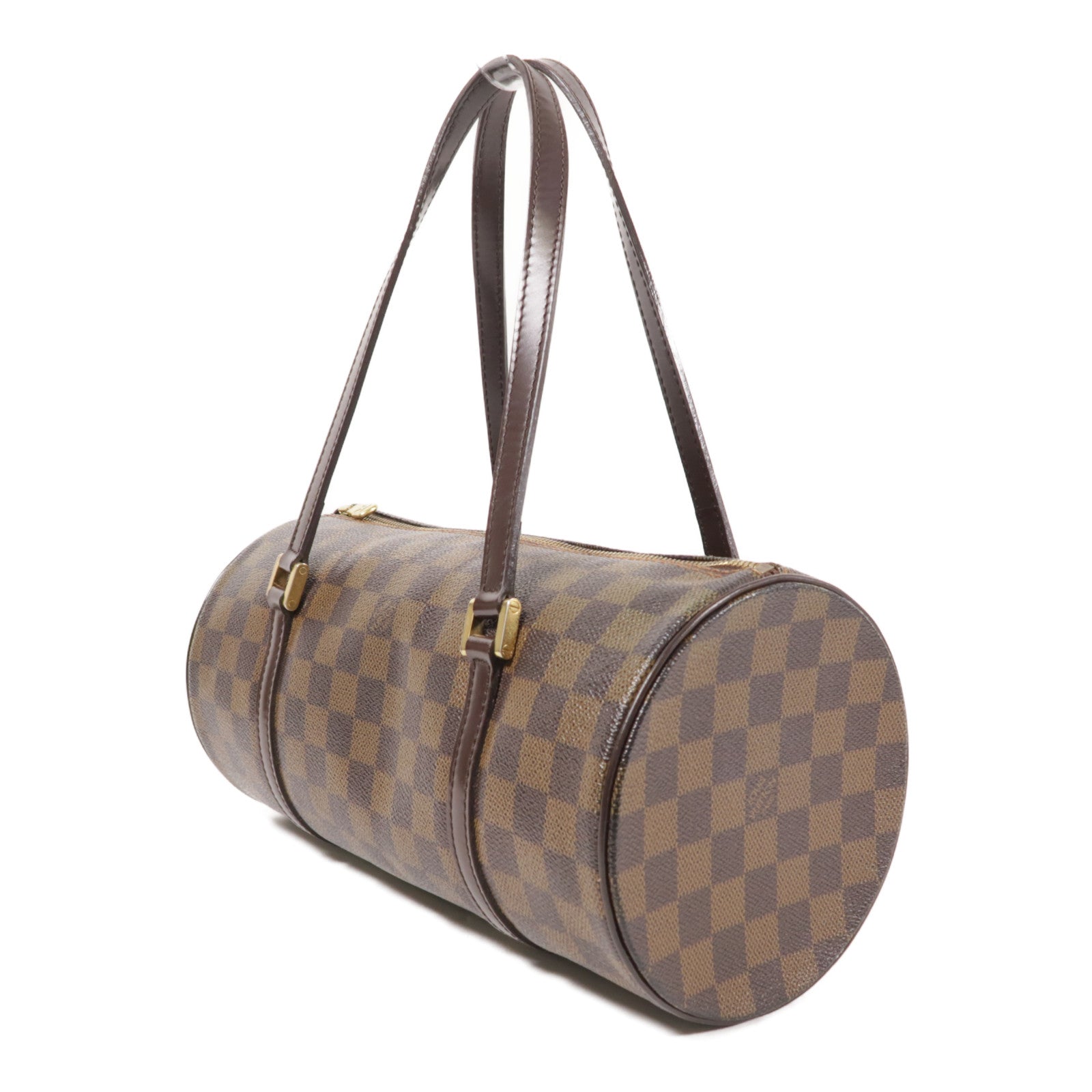 LOUIS VUITTON Damier Papillon GM金扣肩背袋