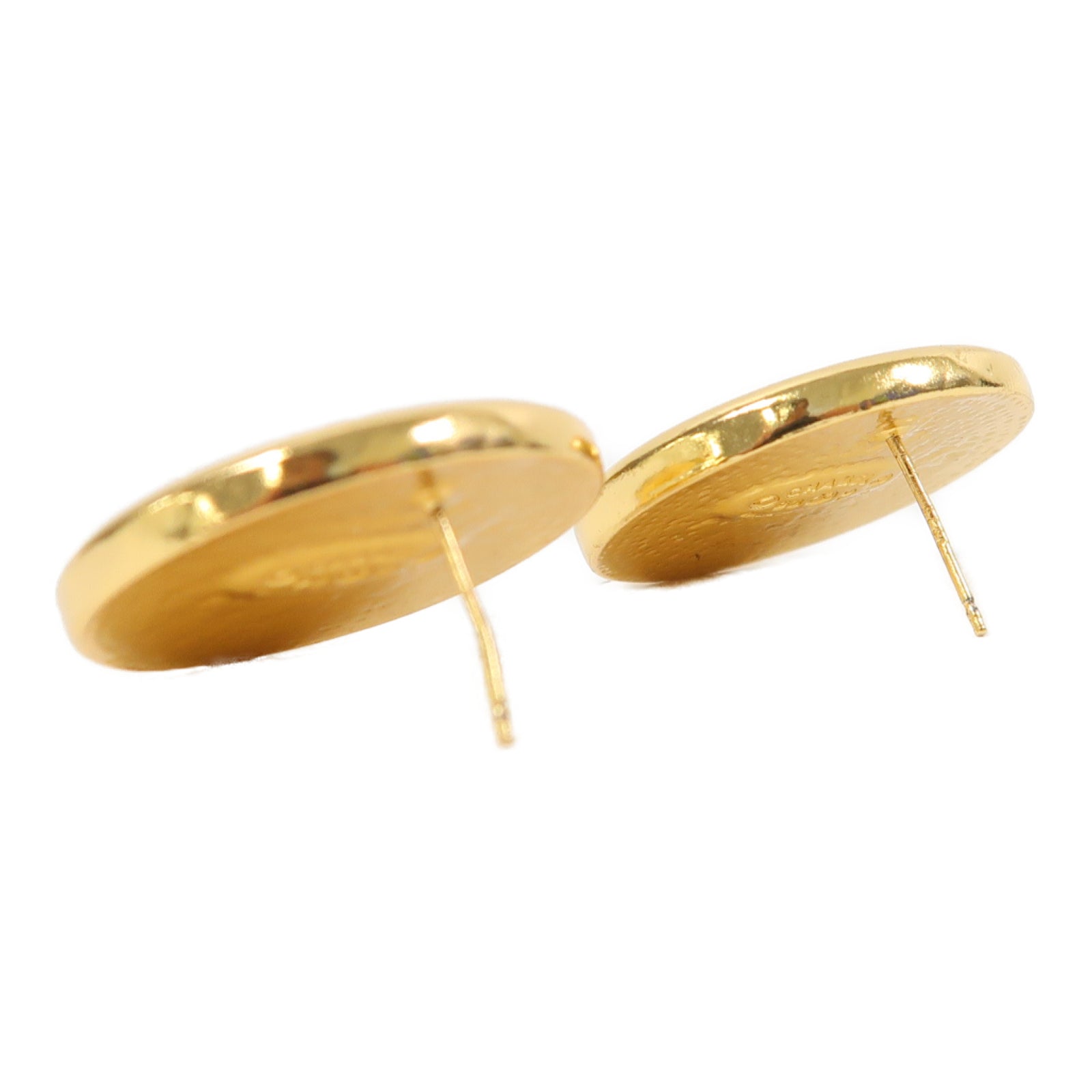CHANEL 金屬Earrings耳環金色/黑色